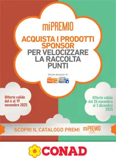 Anteprima del volantino Conad Mi Premio Piemonte catalogo valido a partire dal 06.11.2025