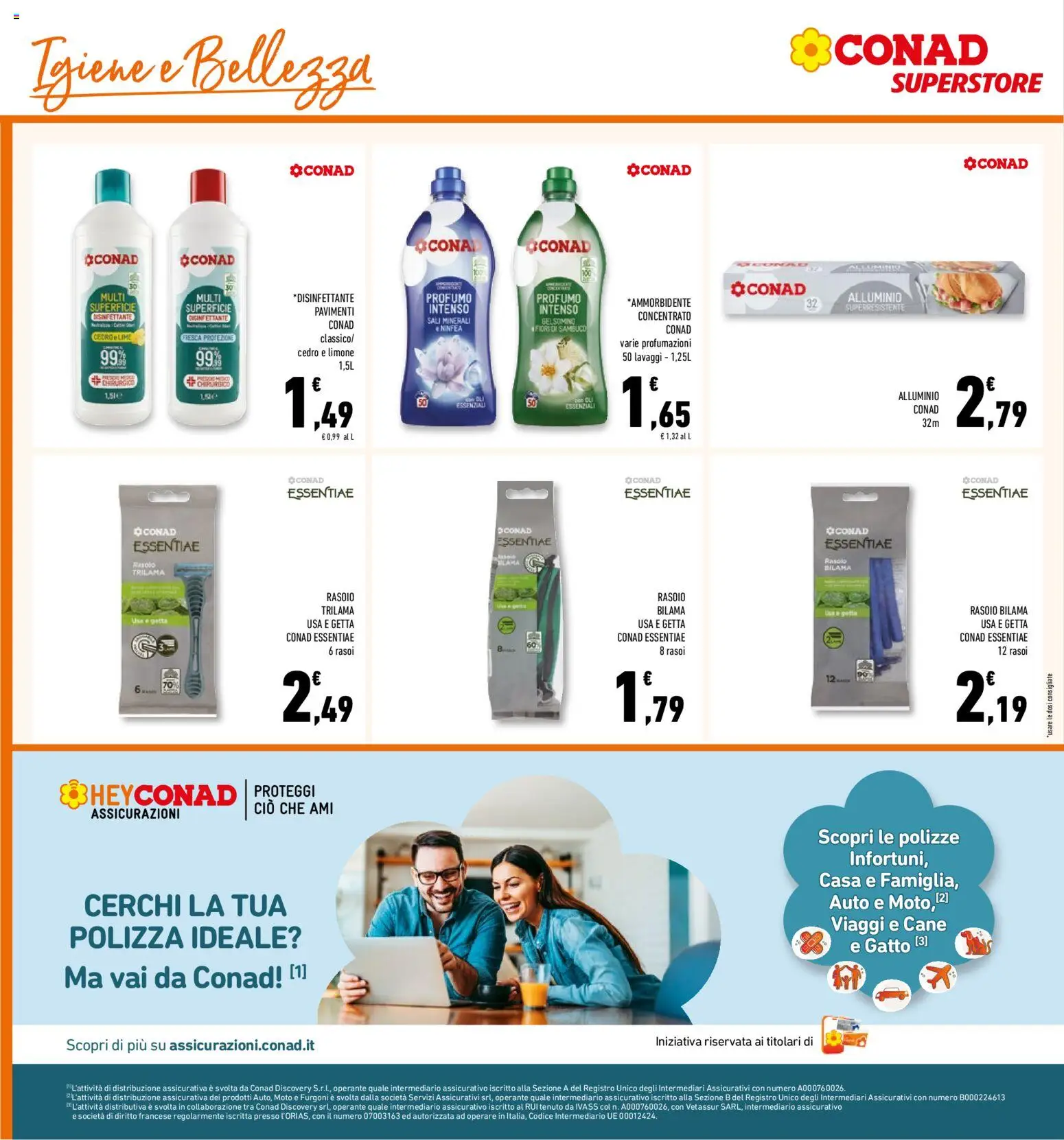 Volantino Conad del 03.01.2026 | Pagina: 26 | Prodotti: Rasoio, Limone, Lime, Alluminio