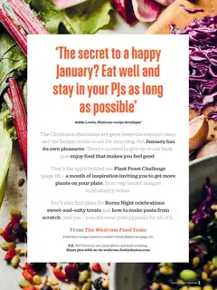 Preview of Waitrose - January 2026 valid from 01.01.2026 | Page: 3 | Products: Lasagne, Pasta, Blueberry, Coconut