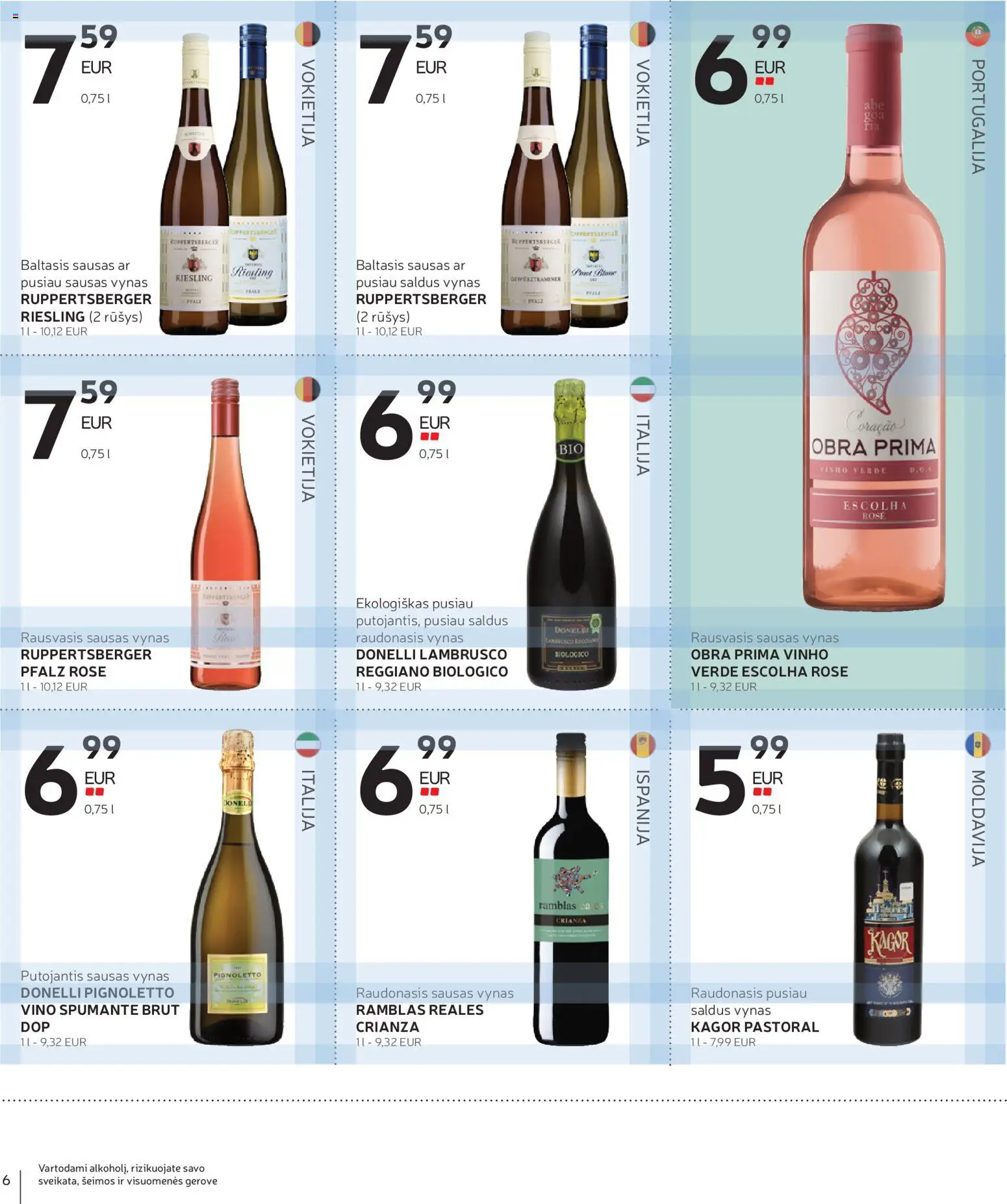 Rimi akcijos nuo 31.03.2026 | Puslapis: 6 | Prekių: Vynas