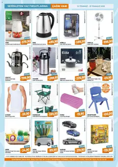 Çağrı Market Katalog - 12.07.2025 tarihinden itibaren geçerlidir | Sayfa: 16 | Ürünler: Çaydanlık, Küre, Su, Zselatin