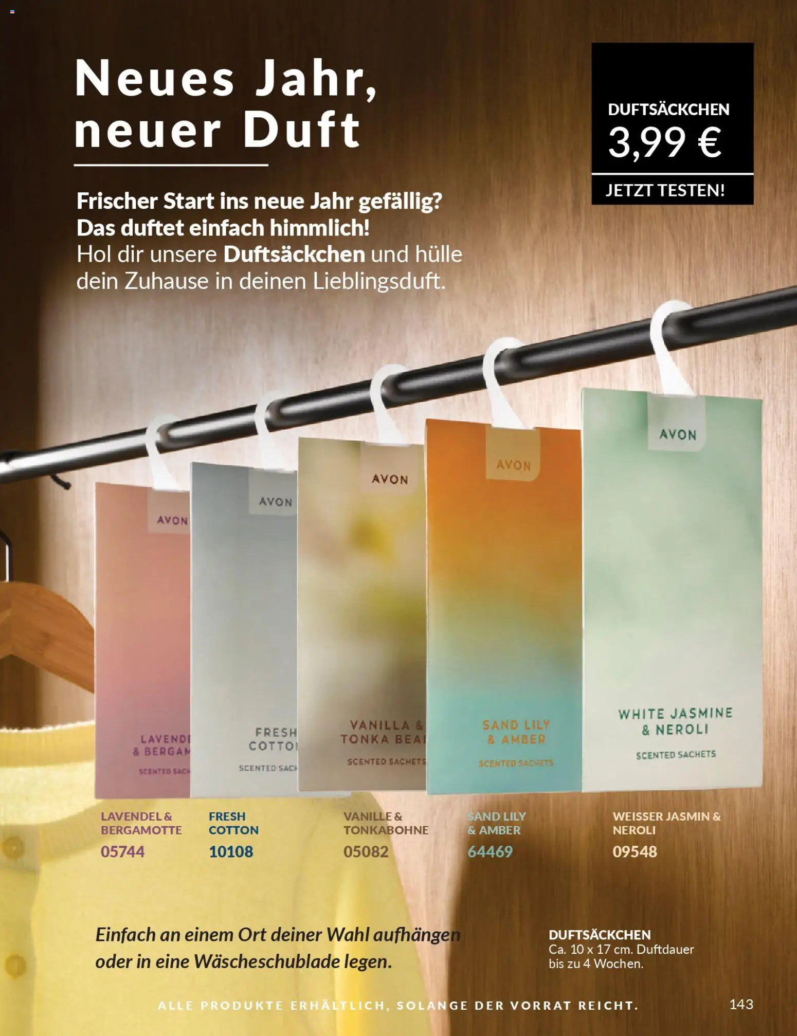 AVON Katalog Januar 2026 – gültig ab 01.01.2026 | Seite: 145 | Produkte: Hülle, Duft, Lavendel