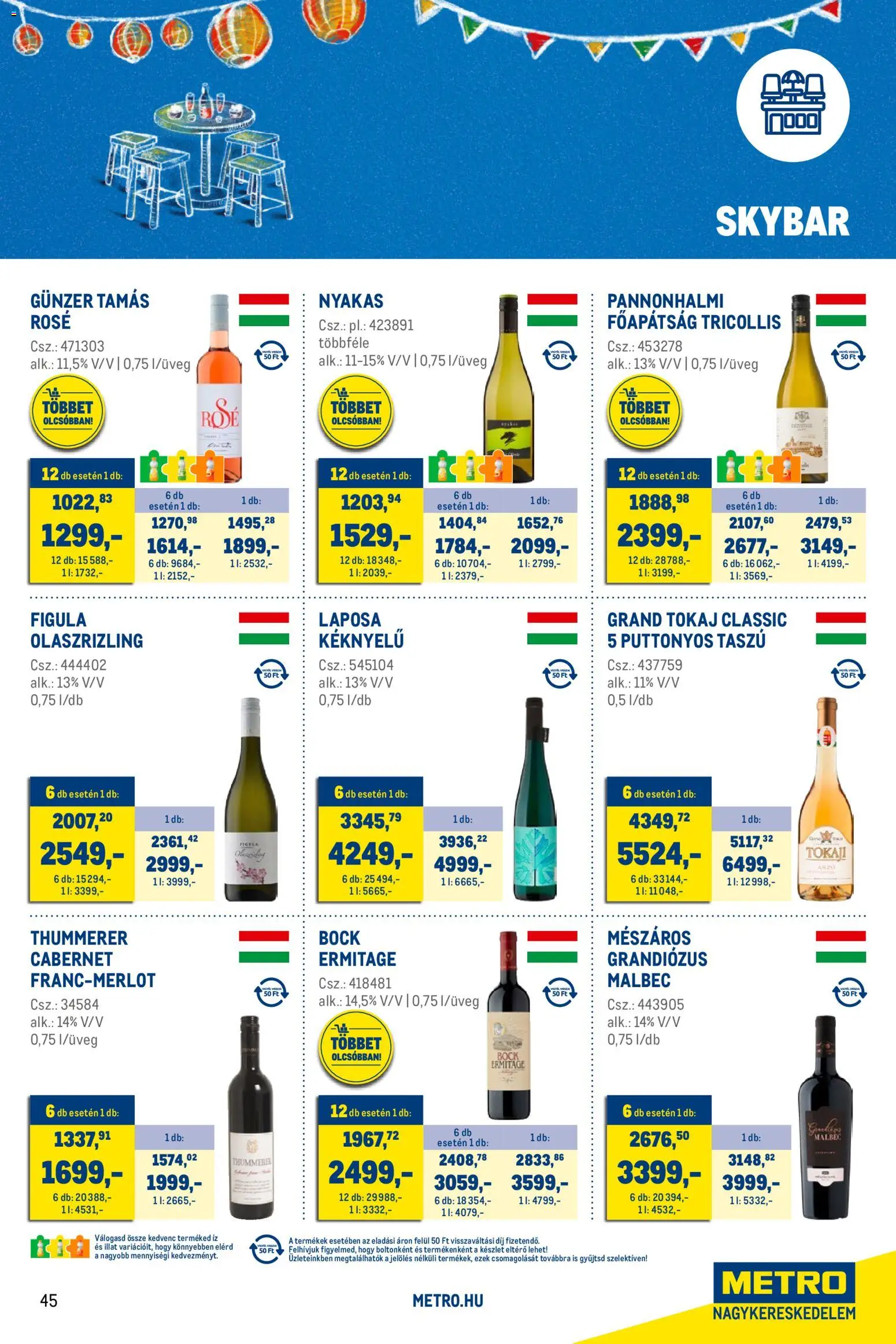 Metro akciós ujság - amely érvényes a következő dátumtól: 01.02.2026 | Oldal: 45