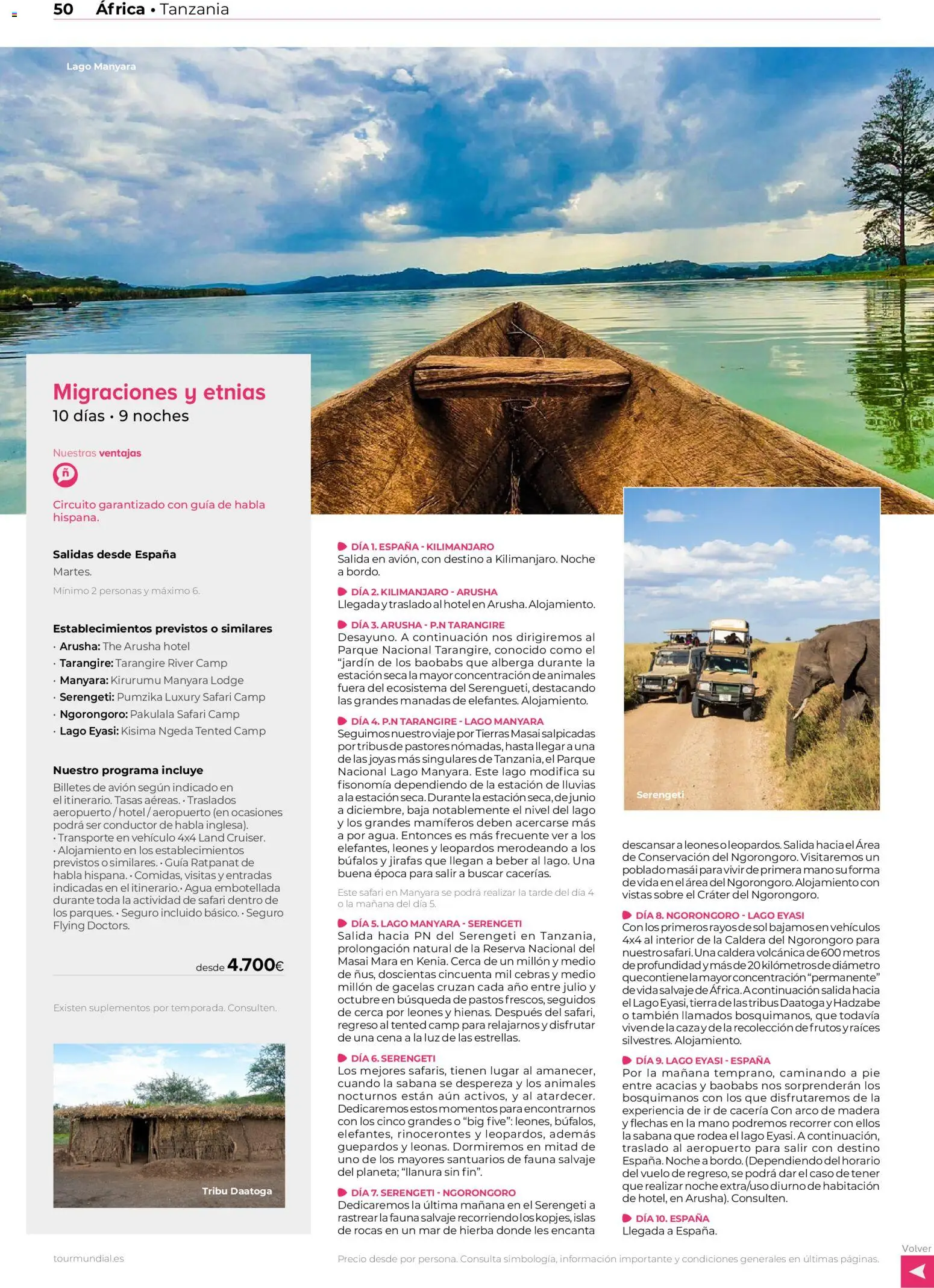 Viajes El Corte Inglés Africa y Oriente Medio │ válido desde el 01.01.2026 | Página: 50