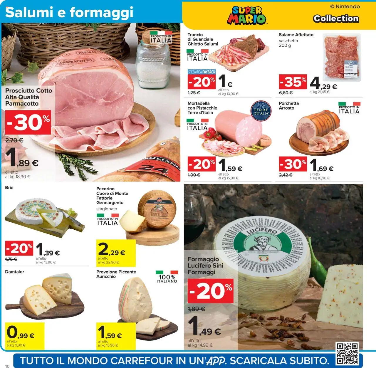 Volantino Carrefour del 10.10.2025 | Pagina: 10 | Prodotti: Arrosto, Porchetta, Prosciutto Cotto, Guanciale