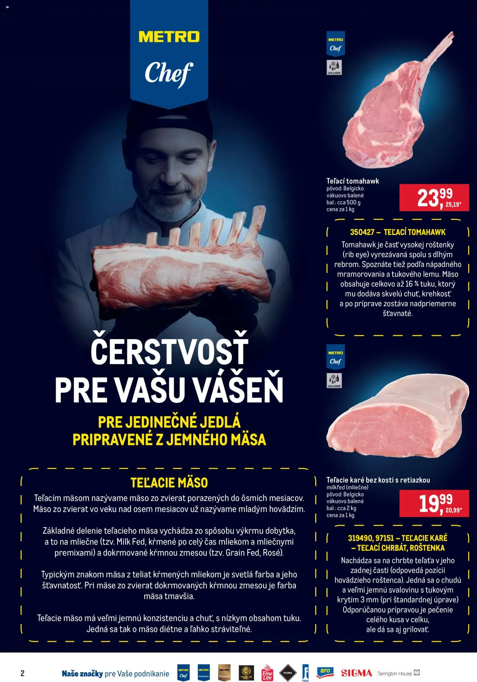 Nové Metro akcie – leták je platný od 25.02.2026 | Strana: 2 | Produkty: Svetlá