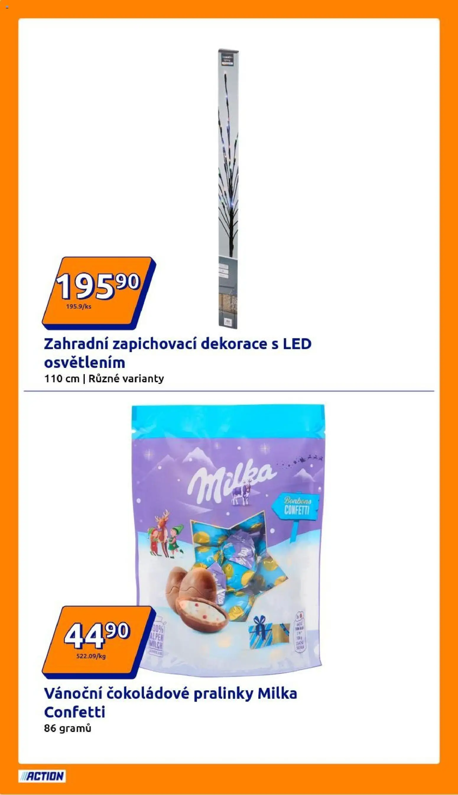 Action leták od 12.11.2025 | Strana: 24 | Produkty: Milka, LED, Dekorace