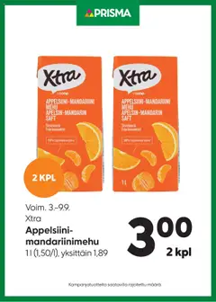 Prisma-mainoslehti voimassa 03.09.2025 alkaen