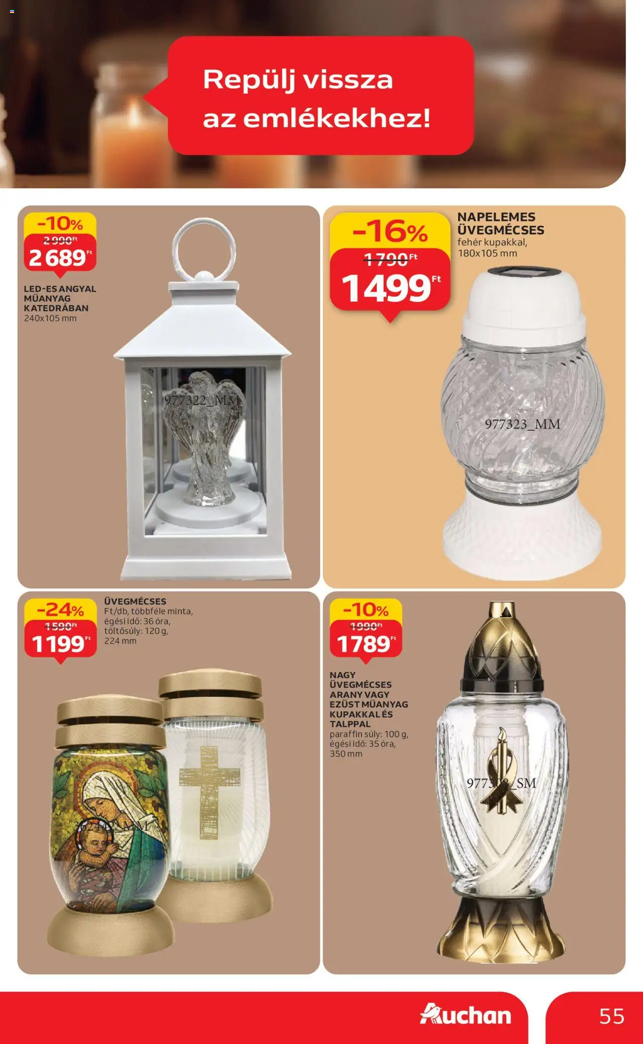 Auchan akciós ujság - amely érvényes a következő dátumtól: 09.10.2025 | Oldal: 55
