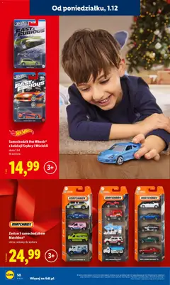Pogląd oferty "Samochodzik Hot Wheels® z kolekcji Szybcy i Wściekli, skala 1:64, 16 wzorów" - ważna od 03.11.2025 | Strona: 50