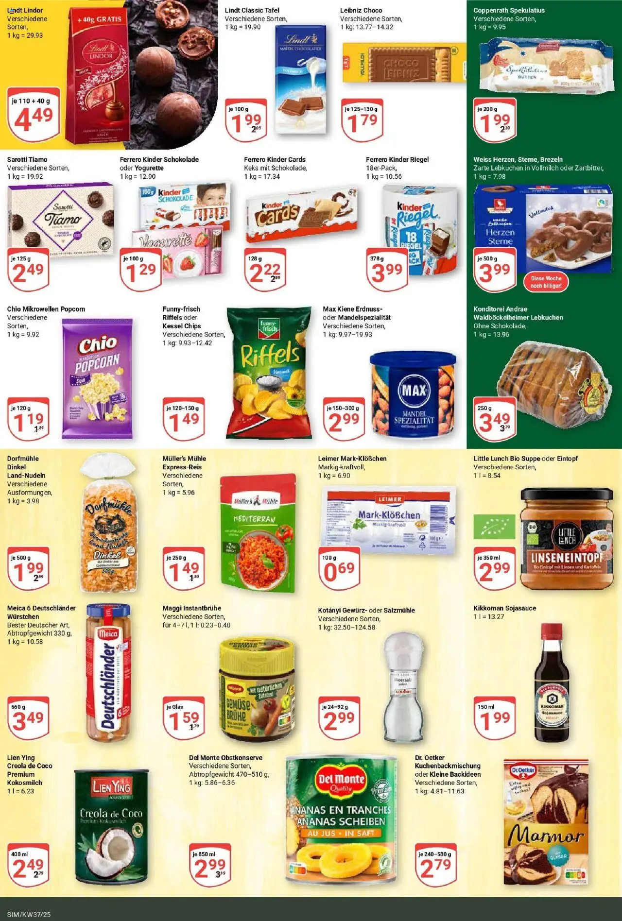 Globus prospekt Simmern	 – gültig ab 07.09.2025 | Seite: 12 | Produkte: Maggi, Butter, Meica, Saft