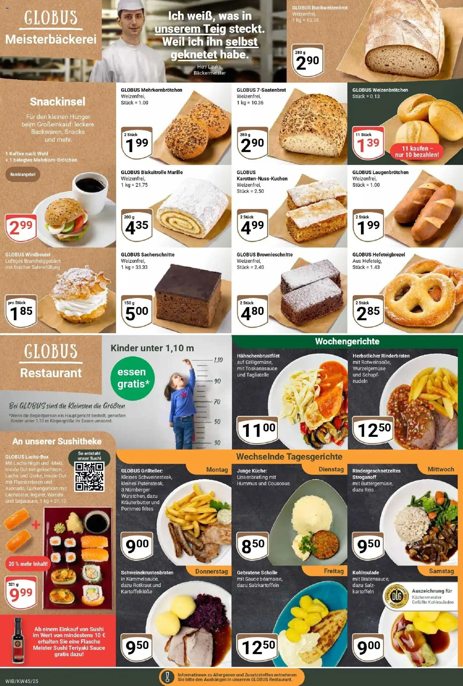 Globus prospekt Wiesbaden-Nordenstadt	 – gültig ab 02.11.2025 | Seite: 7 | Produkte: Kaffee, Pommes, Küche, Kartoffeln