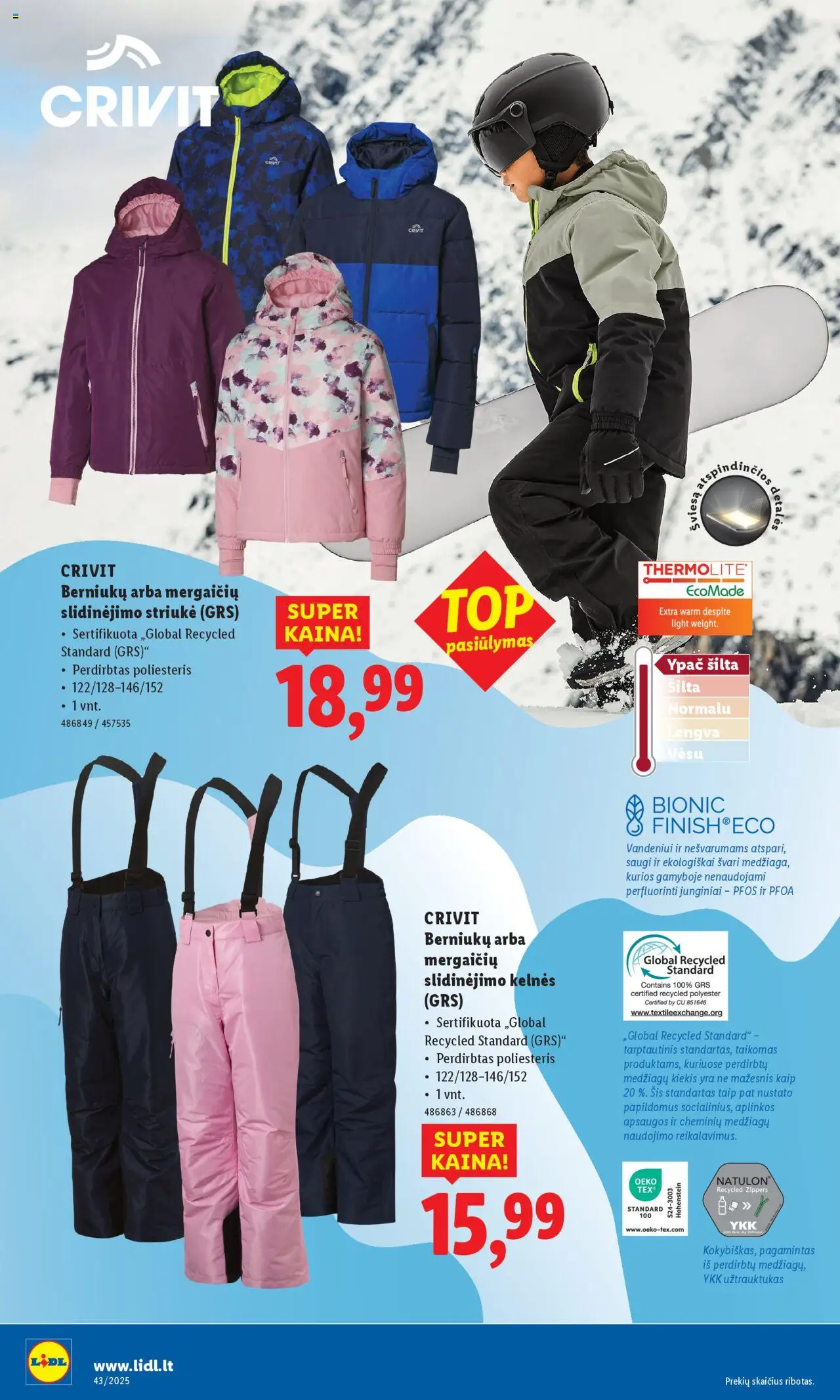 LIDL akcijos nuo 20.10.2025 | Puslapis: 24 | Prekių: Kelnes