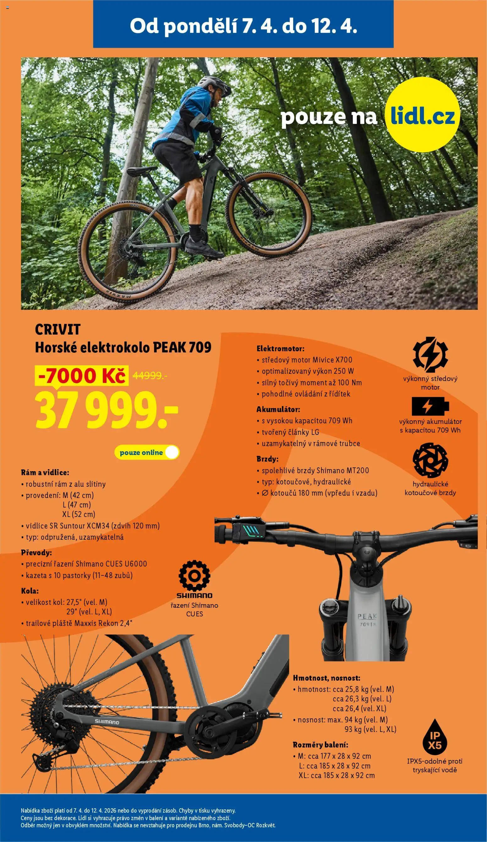 Lidl leták - Spotřební zboží od 07.04.2026 | Strana: 31 | Produkty: Elektrokolo, Kola