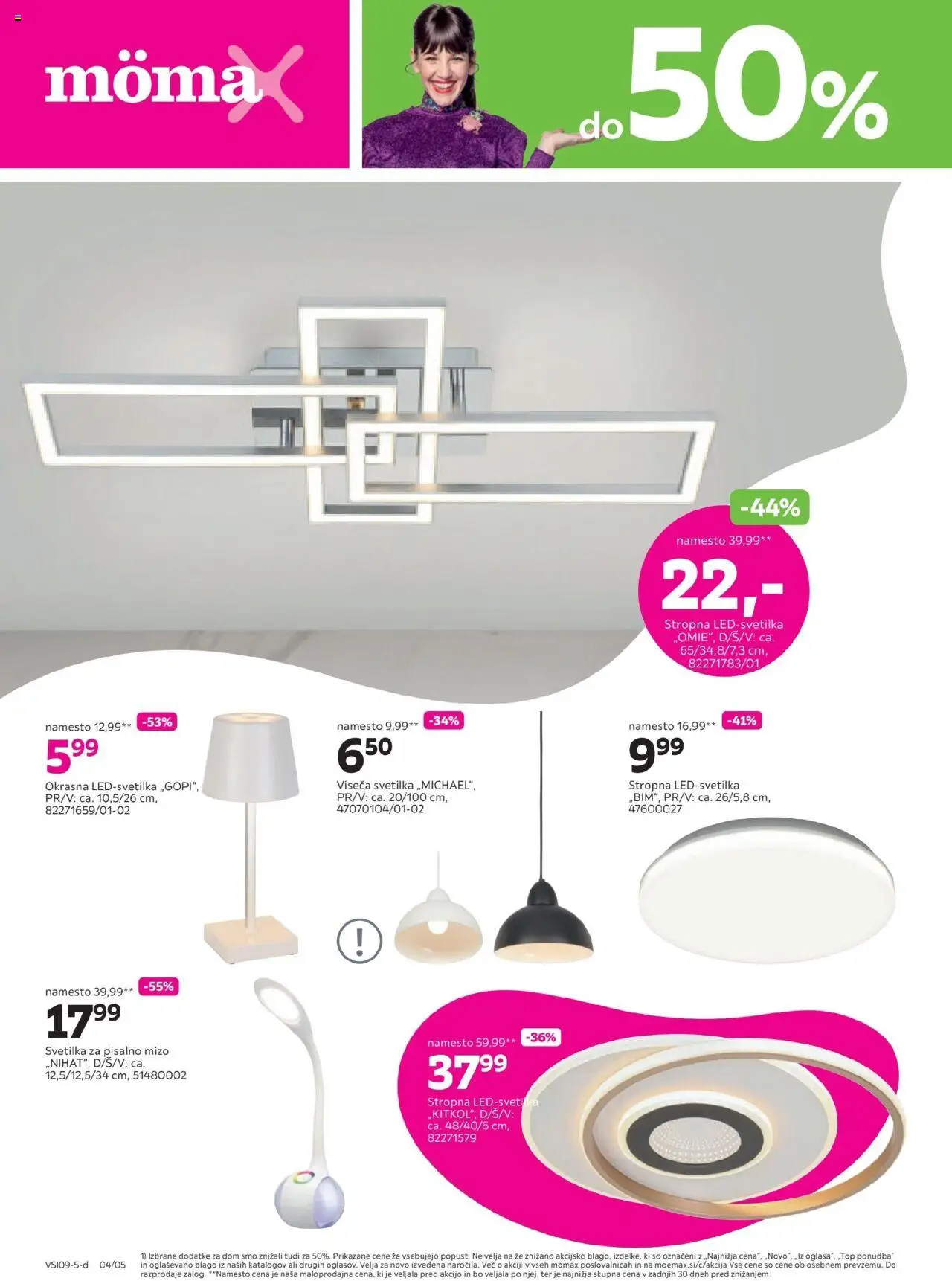 Novi Mömax katalog ponudbe – veljaven od 15.09.2025 | Stran: 4 | Izdelki: Svetilka