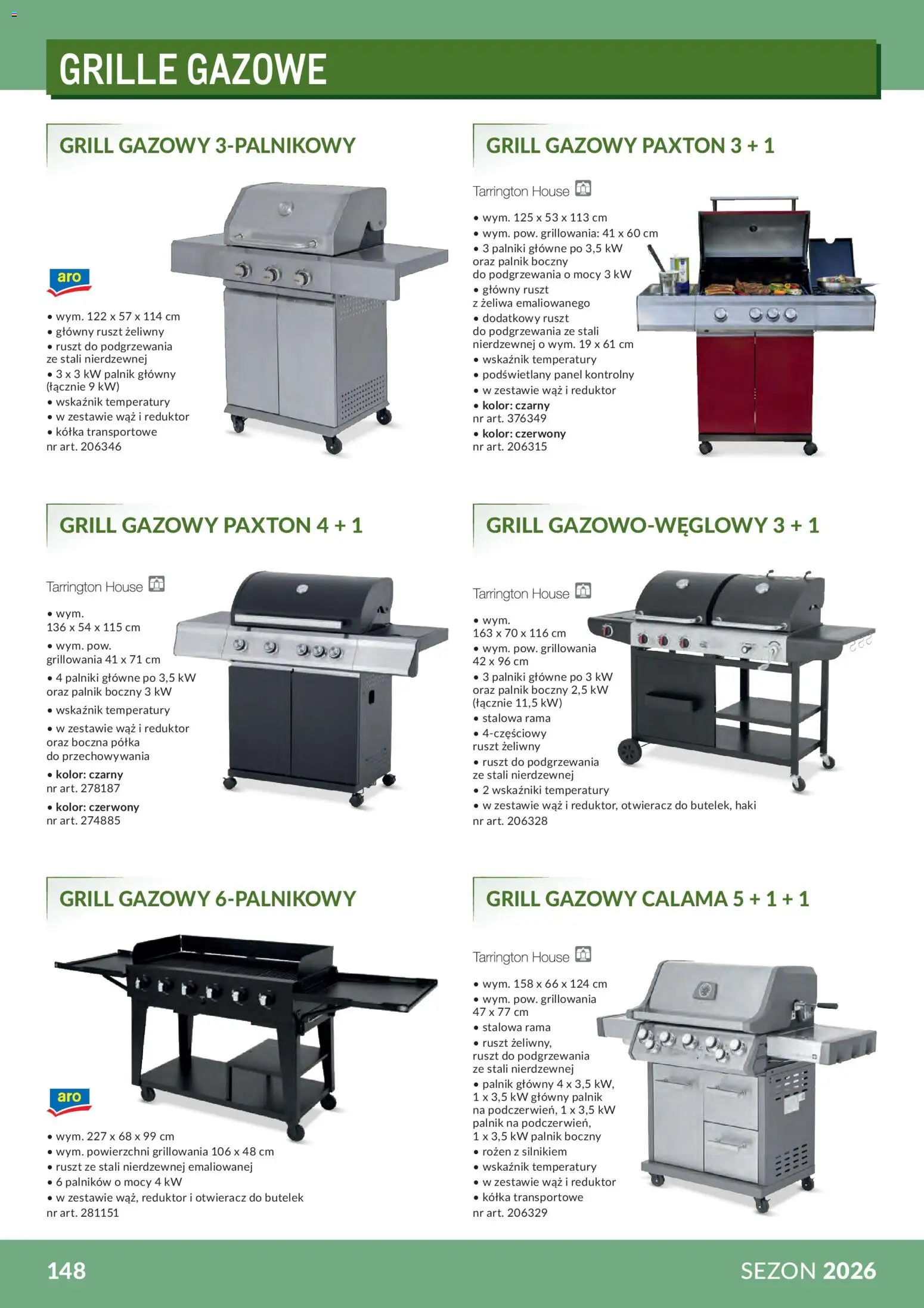 Makro Gazetka - Profesjonalna Gastronomia od 01.02.2026 | Strona: 148 | Produkty: Grill, Grill gazowy, Ruszt, Półka