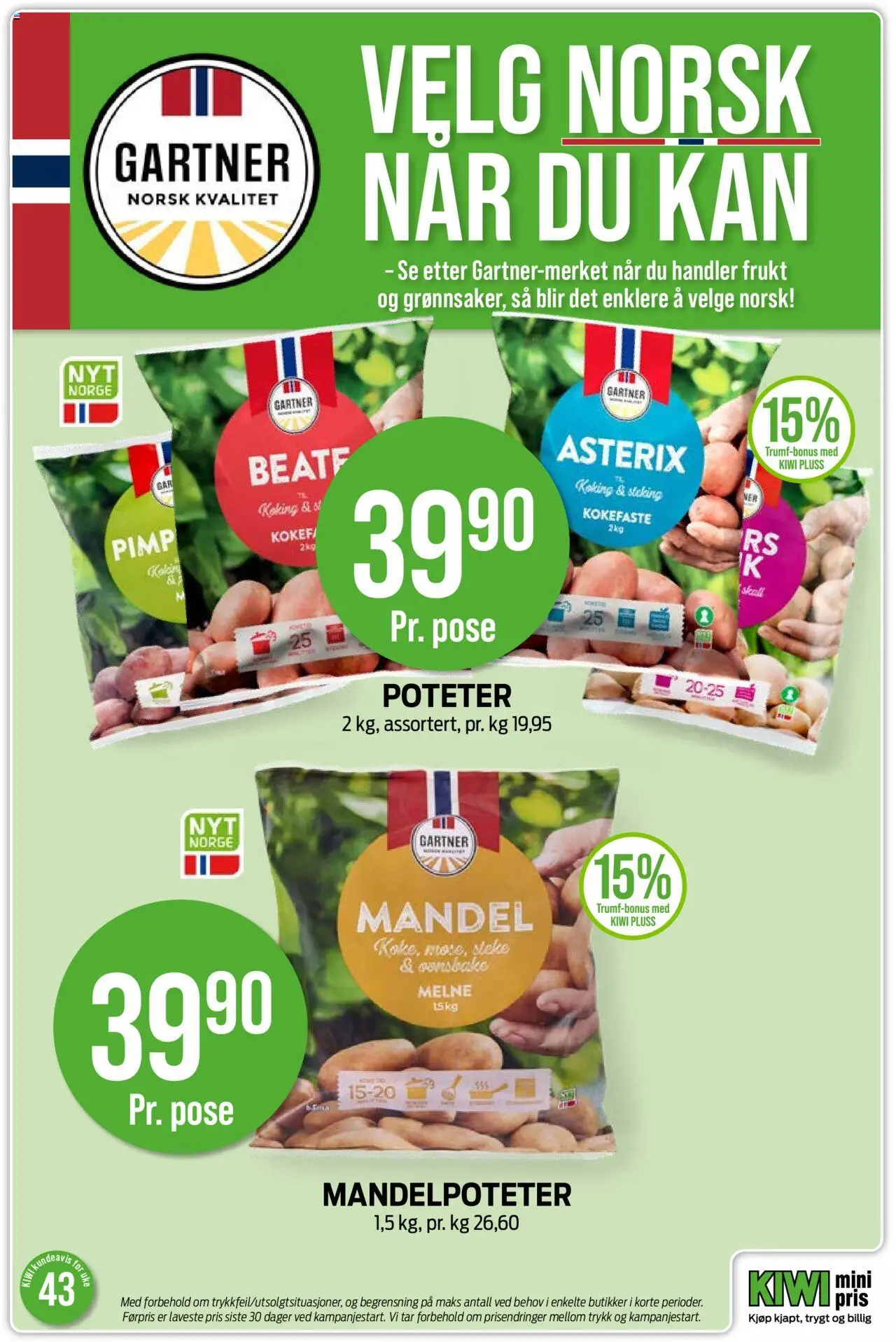 {H1} | Side: 3 | Produkter: Kiwi, Poteter