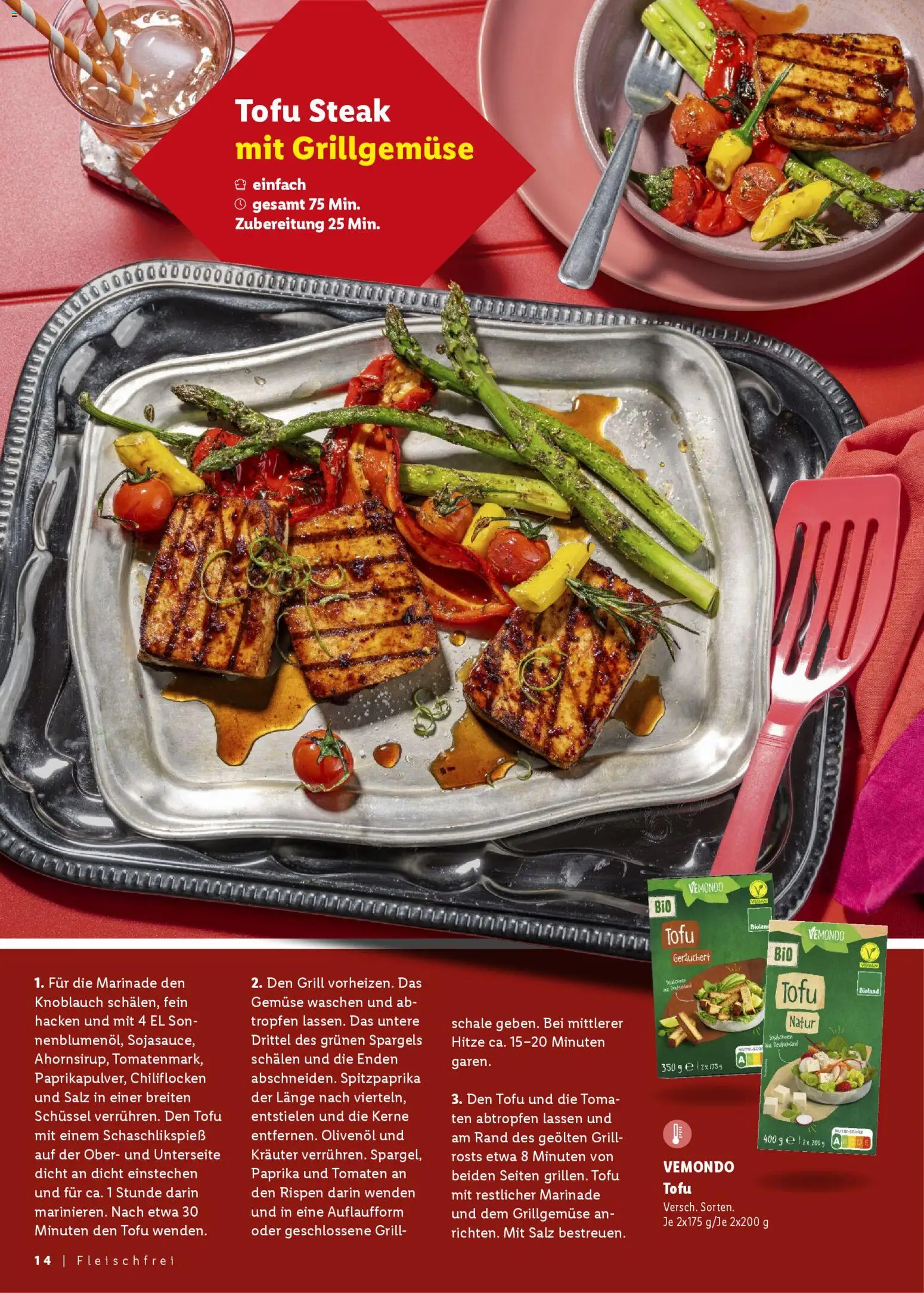 Lidl Prospekt – gültig ab 25.04.2026 | Seite: 14 | Produkte: Grill, Tomaten, Gemüse, Knoblauch