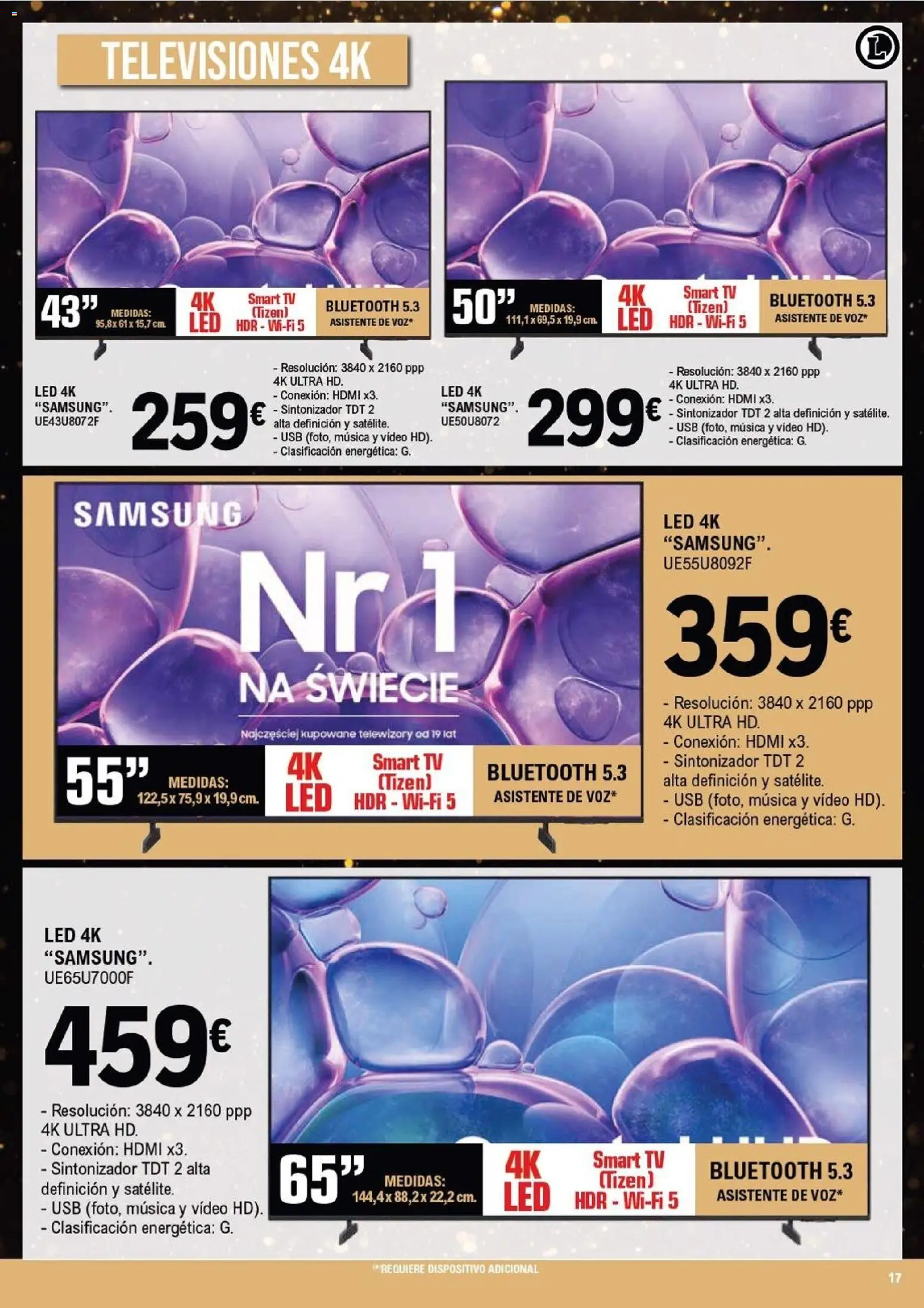 E.Leclerc - Black Friday │ válido desde el 19.11.2025 | Página: 17 | Productos: Video, USB