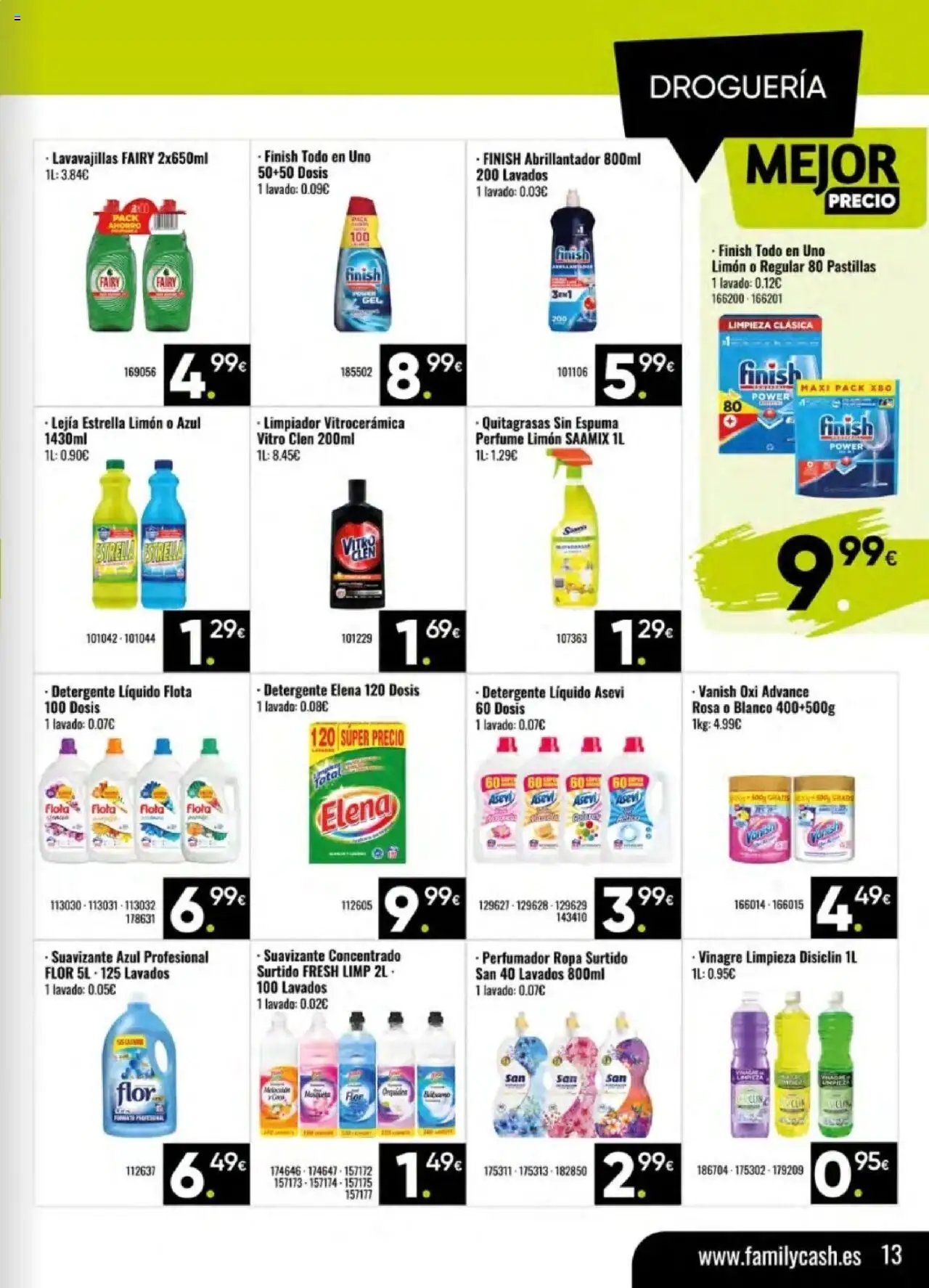 Family Cash folleto │ válido desde el 08.09.2025 | Página: 12 | Productos: Perfume, Ropa, Suavizante, Δεξαμενή