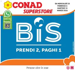 Anteprima del volantino Conad - BIS valido a partire dal 25.02.2026