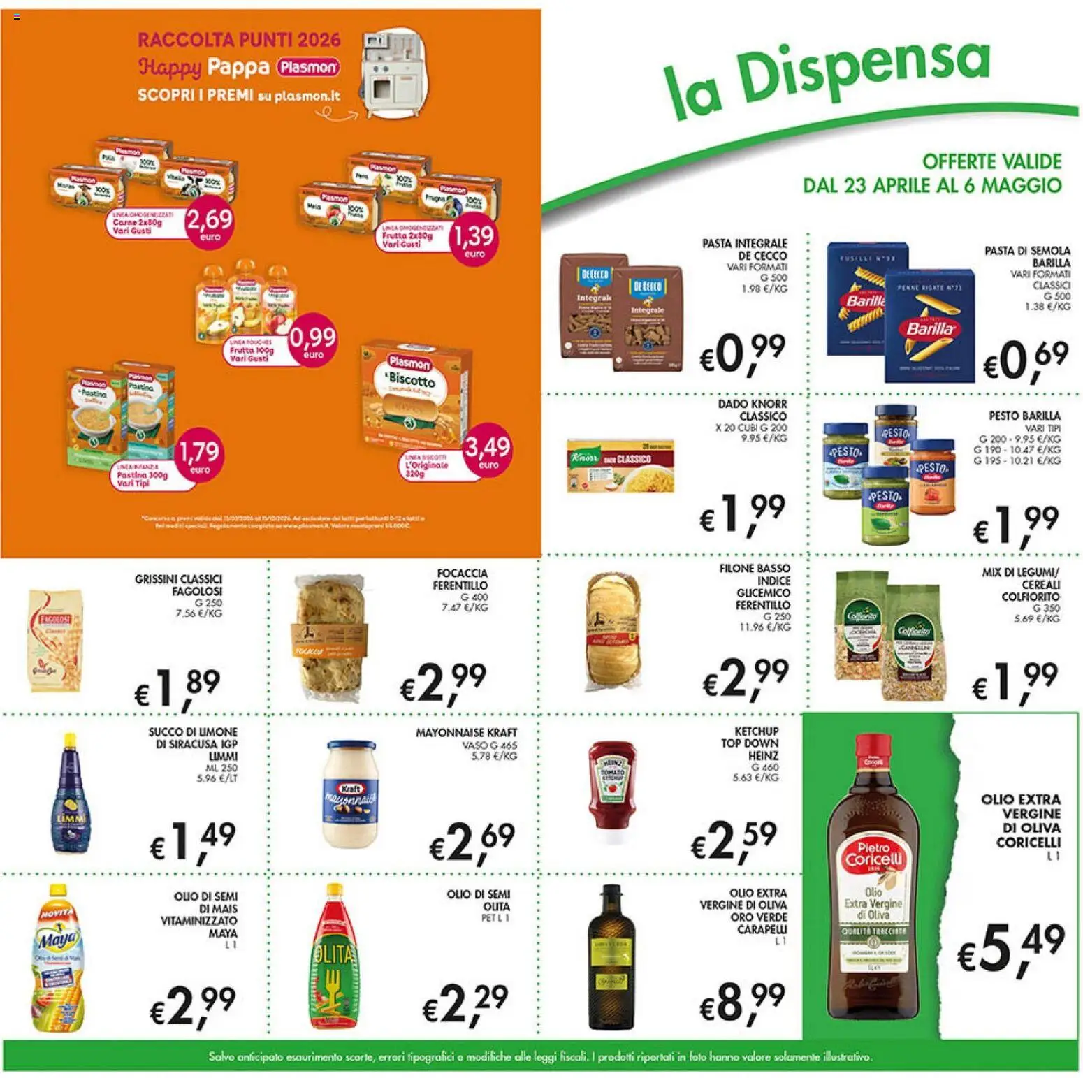 Volantino Coal del 23.04.2026 | Pagina: 21 | Prodotti: Cereali, Pasta, Pesto, Mais