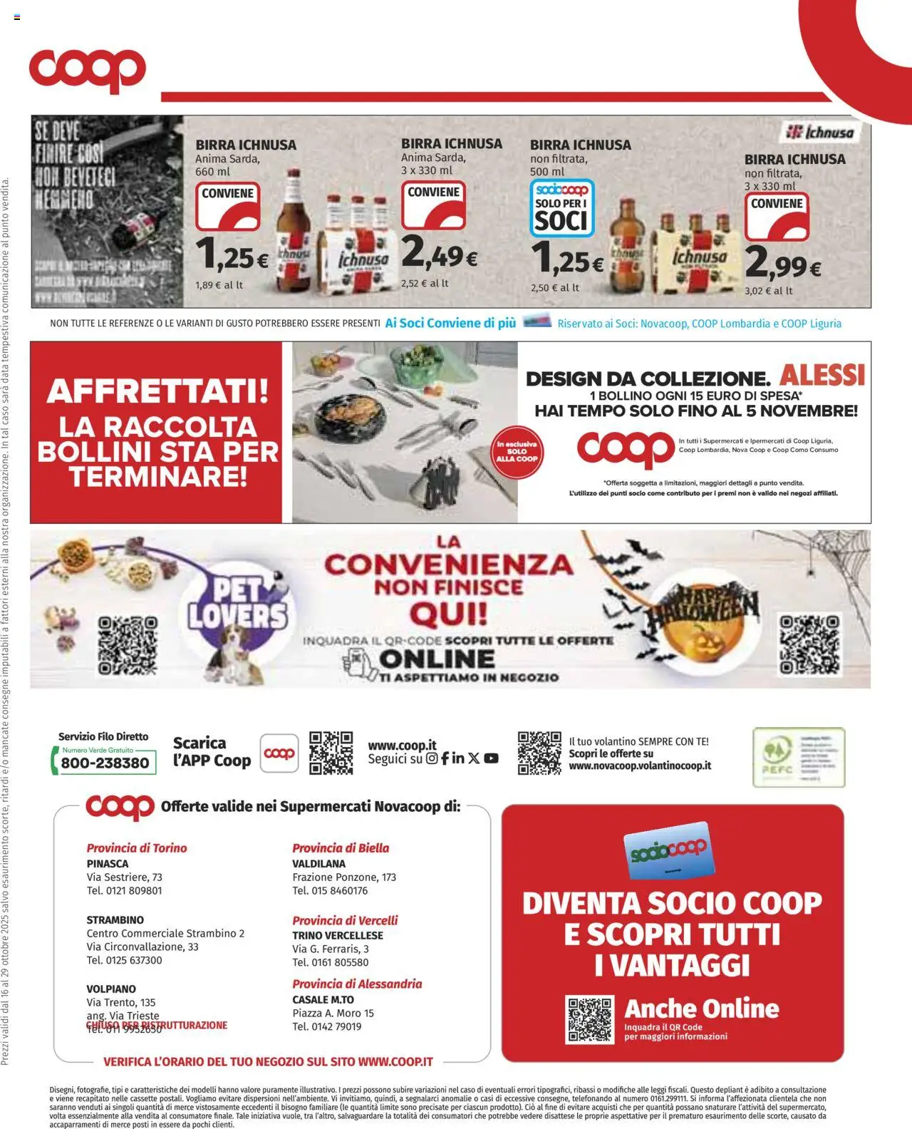 Volantino COOP del 16.10.2025 | Pagina: 23 | Prodotti: Birra, Tè, Data