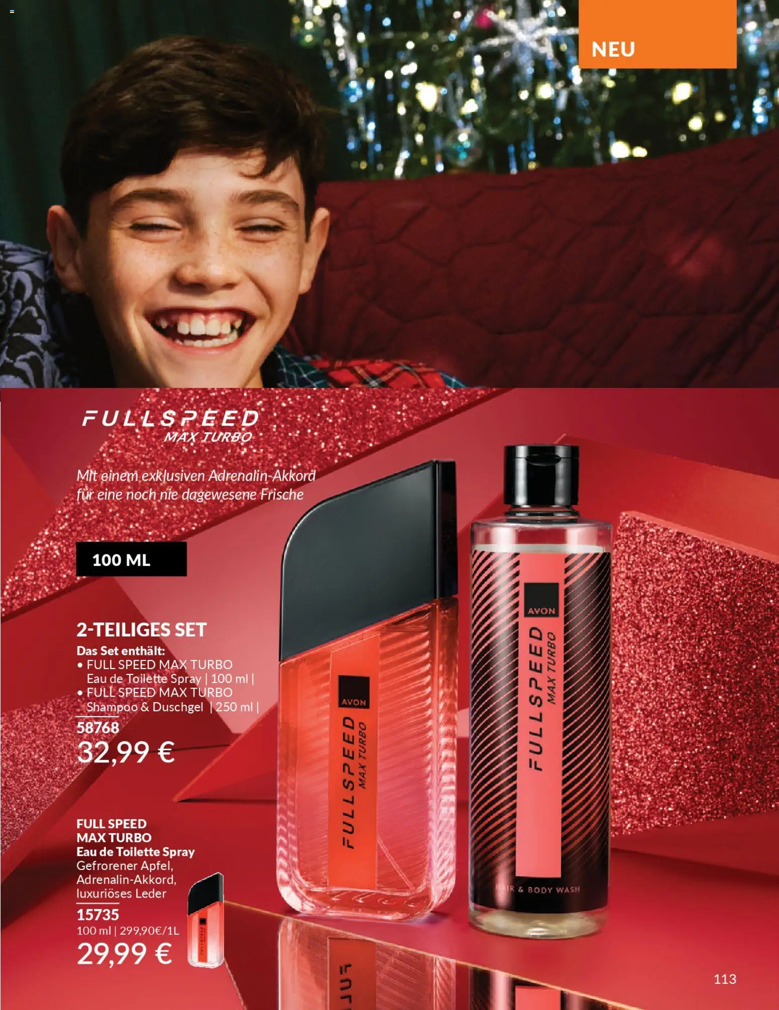 Avon - Black Friday – gültig ab 01.11.2025 | Seite: 115 | Produkte: Toilette, Eau de Toilette, Shampoo, Duschgel