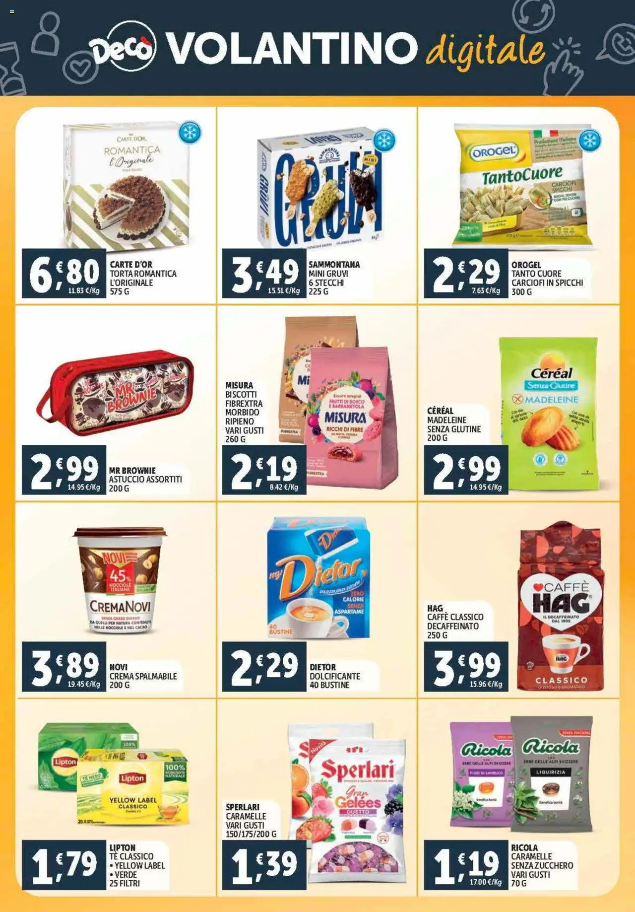 Volantino Decò del 12.09.2025 | Pagina: 23 | Prodotti: Tè, Biscotti, Zucchero, Cacao