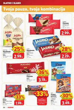 Plodine - Katalog - Pregled kataloga iz trgovine Plodine, vrijedi od 03.12.2025 | Stranica: 34 | Proizvodi: Dorina, Čokolada, Napolitanke, Kakao