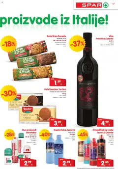 Spar katalog | vrijedi od 17.09.2025 | Stranica: 17 | Proizvodi: Vino, Omekšivač, Keks, Borotalco
