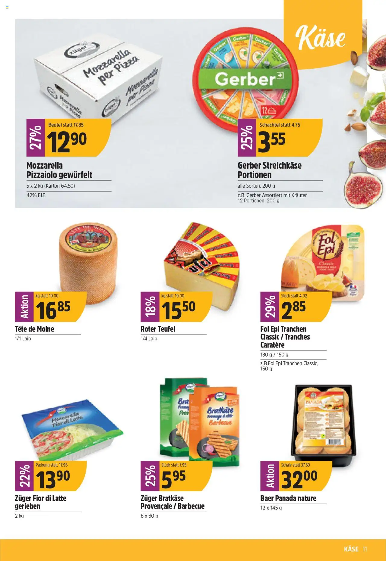 TopCC Aktionen ab 11.08.2025 | Seite: 11 | Produkte: Streichkäse, Käse, Pizza