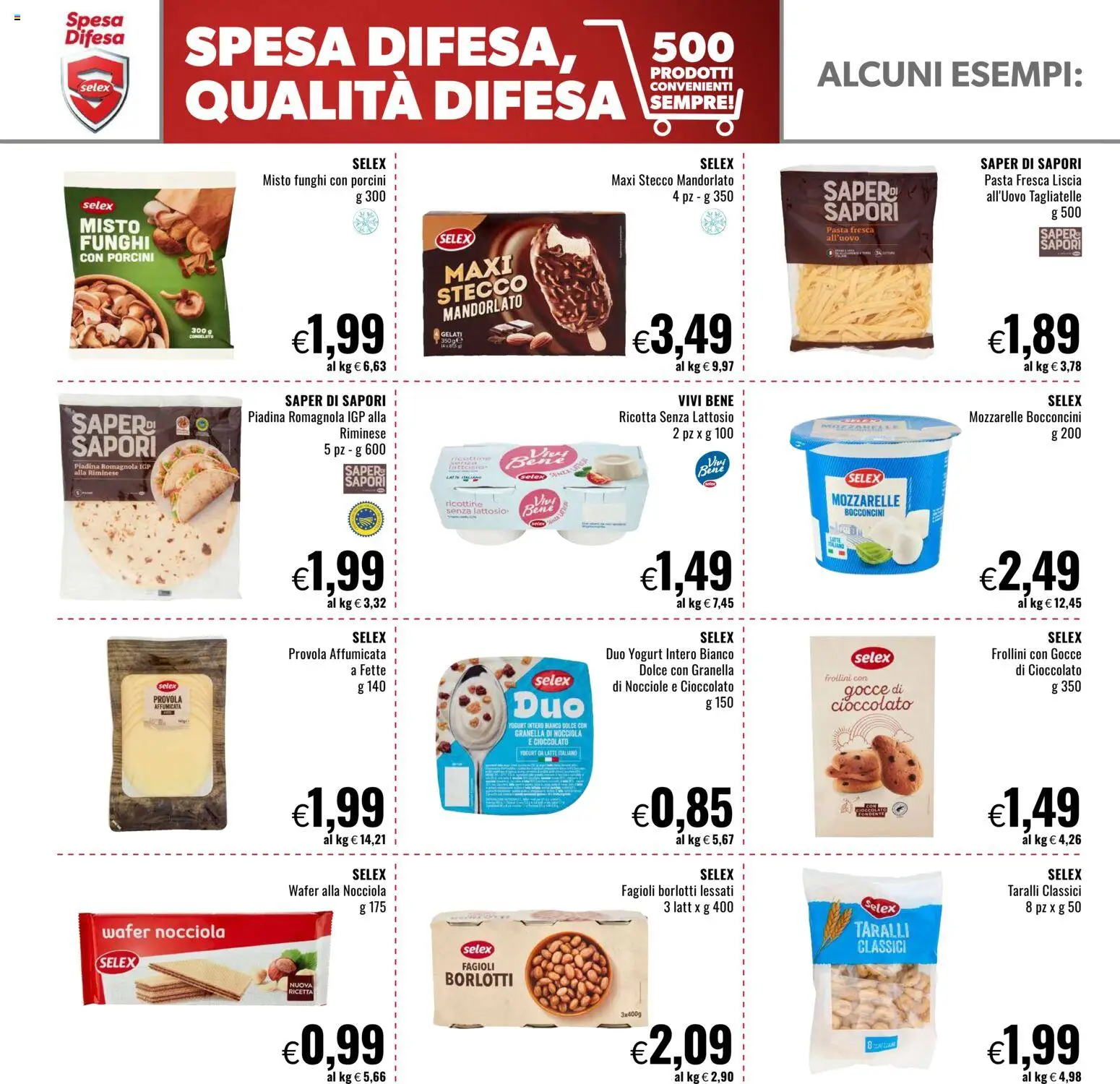 Volantino Famila del 22.01.2026 | Pagina: 26 | Prodotti: Cioccolato, Tagliatelle, Pasta, Nocciole