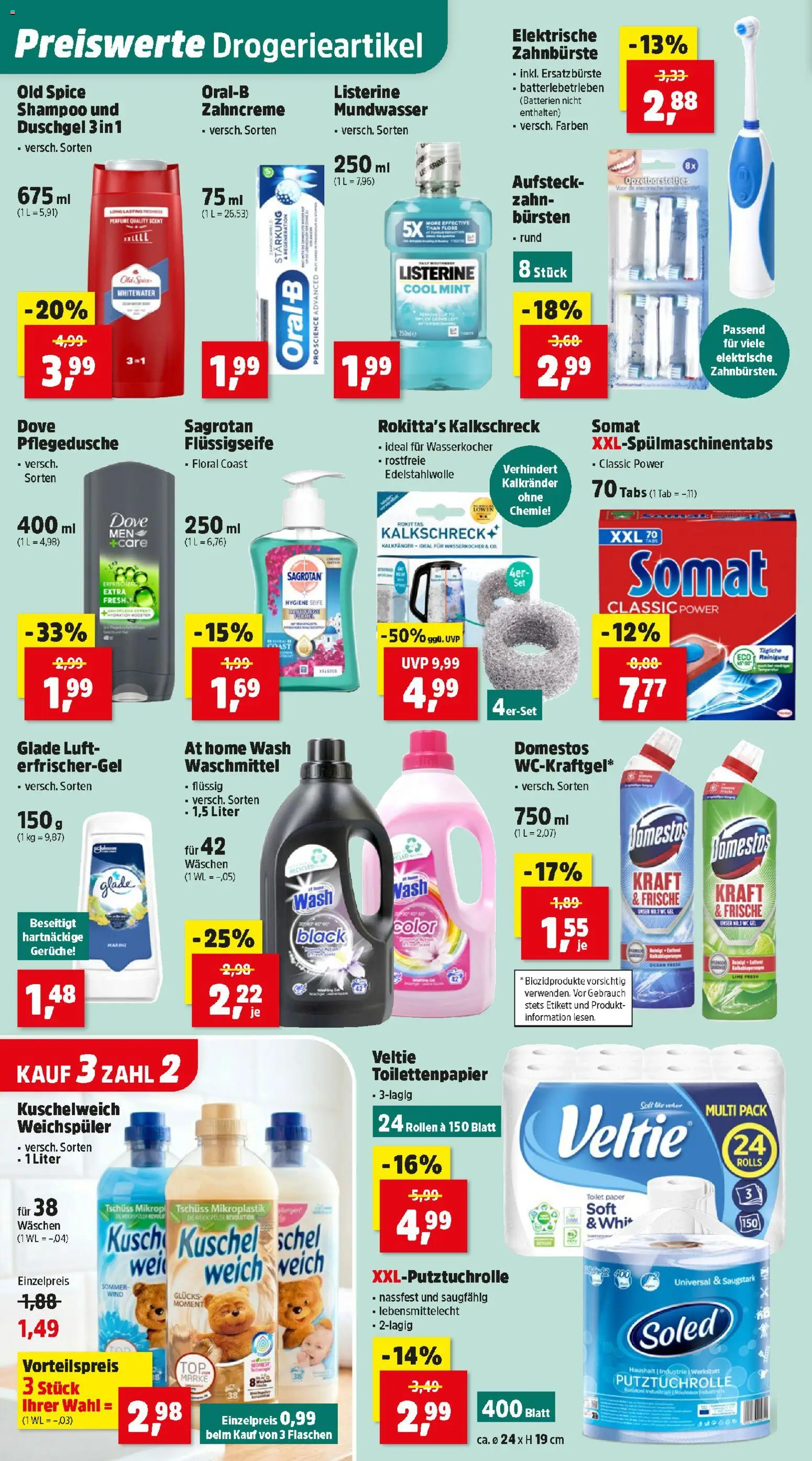 Thomas Philipps Flugblatt gültig ab 16.03.2026 | Seite: 17 | Produkte: Wasserkocher, Shampoo, Zahnbürste, Weichspüler