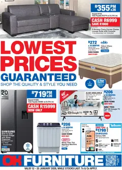 OK Furniture specials catalogue – valid from 12.01.2026