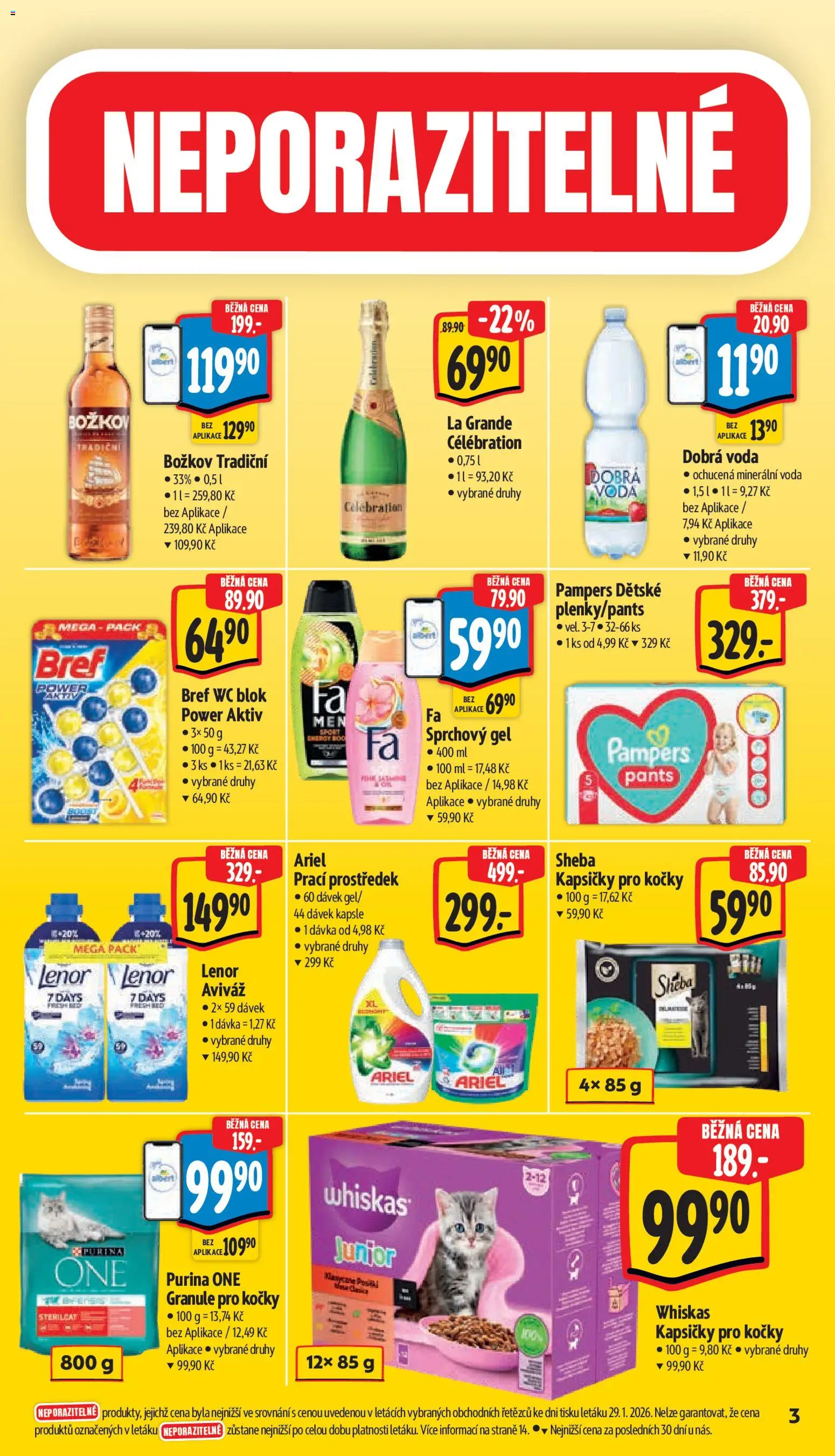 Albert leták - Supermarket od 04.02.2026 | Strana: 7 | Produkty: Purina, Granule, Kapsičky pro kočky, Božkov