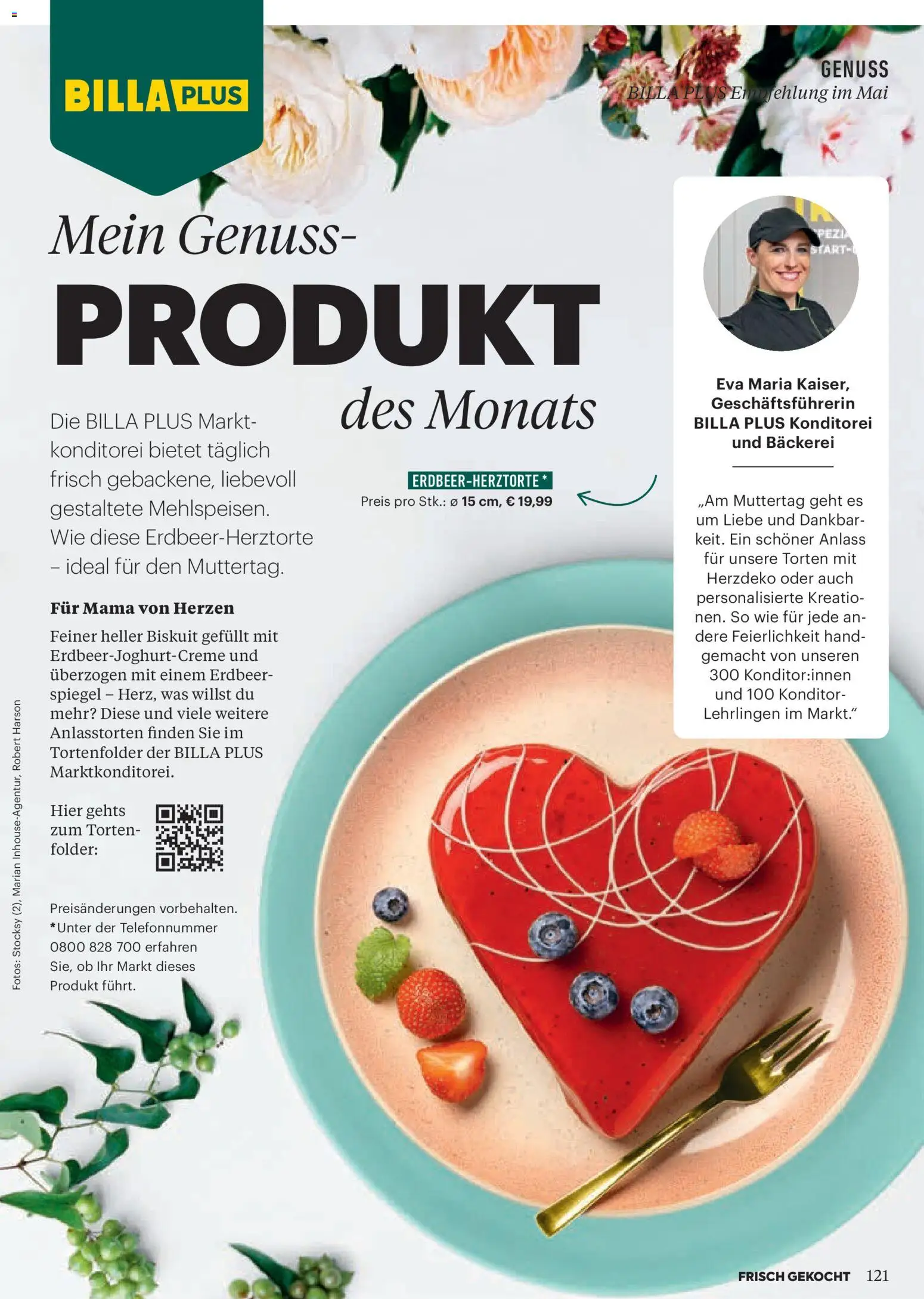 Billa Frisch Gekocht gültig ab 01.05.2026 | Seite: 121 | Produkte: Bäckerei, Spiegel