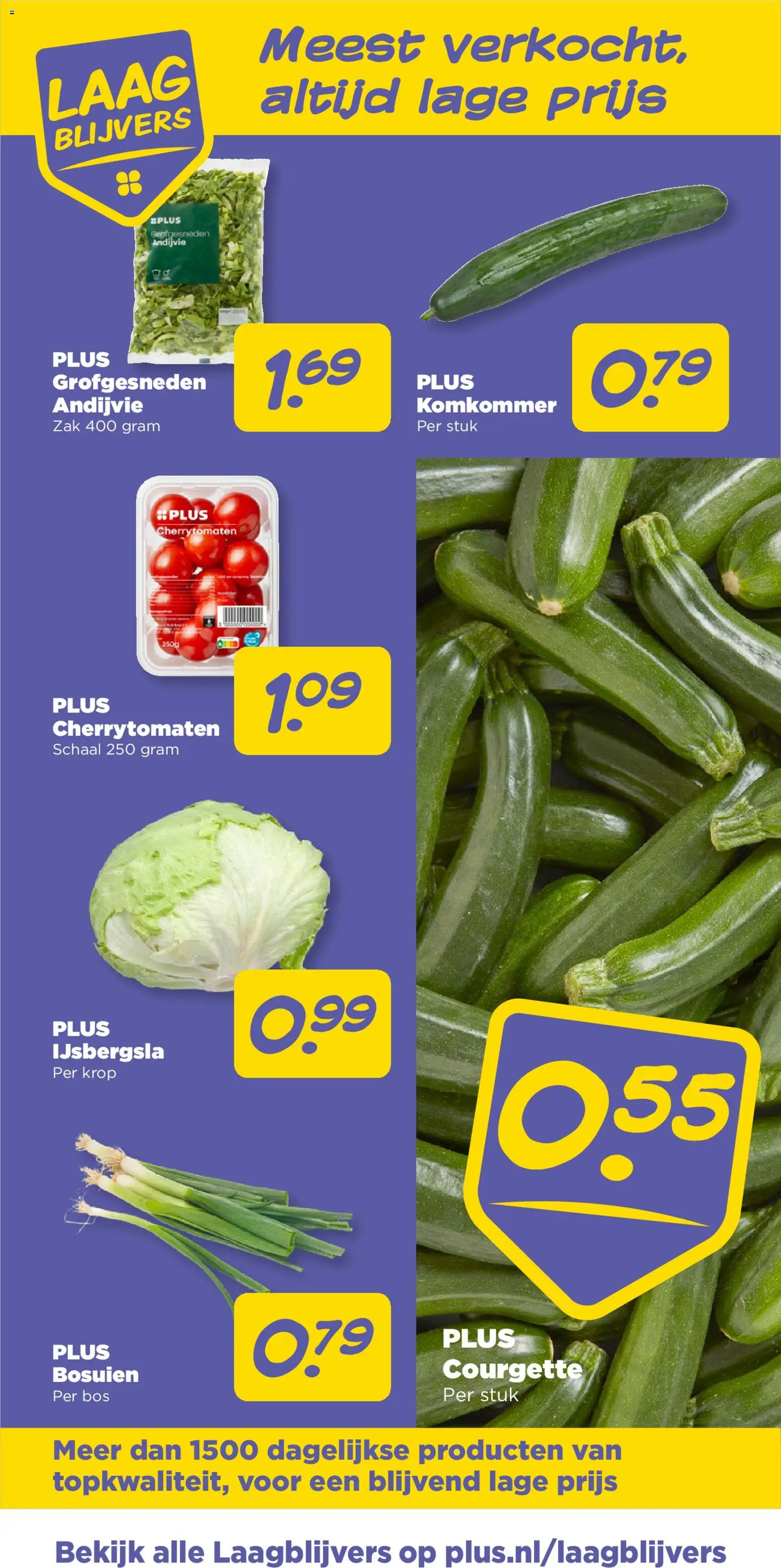 {H1} | Pagina: 7 | Producten: Komkommer, Courgette, Schaal, Zak