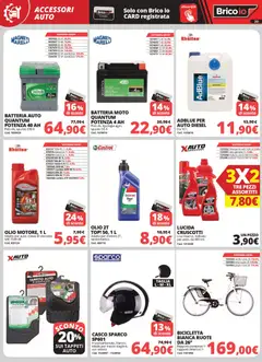 Anteprima del volantino Brico io volantino Primavera valido a partire dal 02.04.2026 | Pagina: 20 | Prodotti: Bicicletta, Detergente, Olio, Tappeto