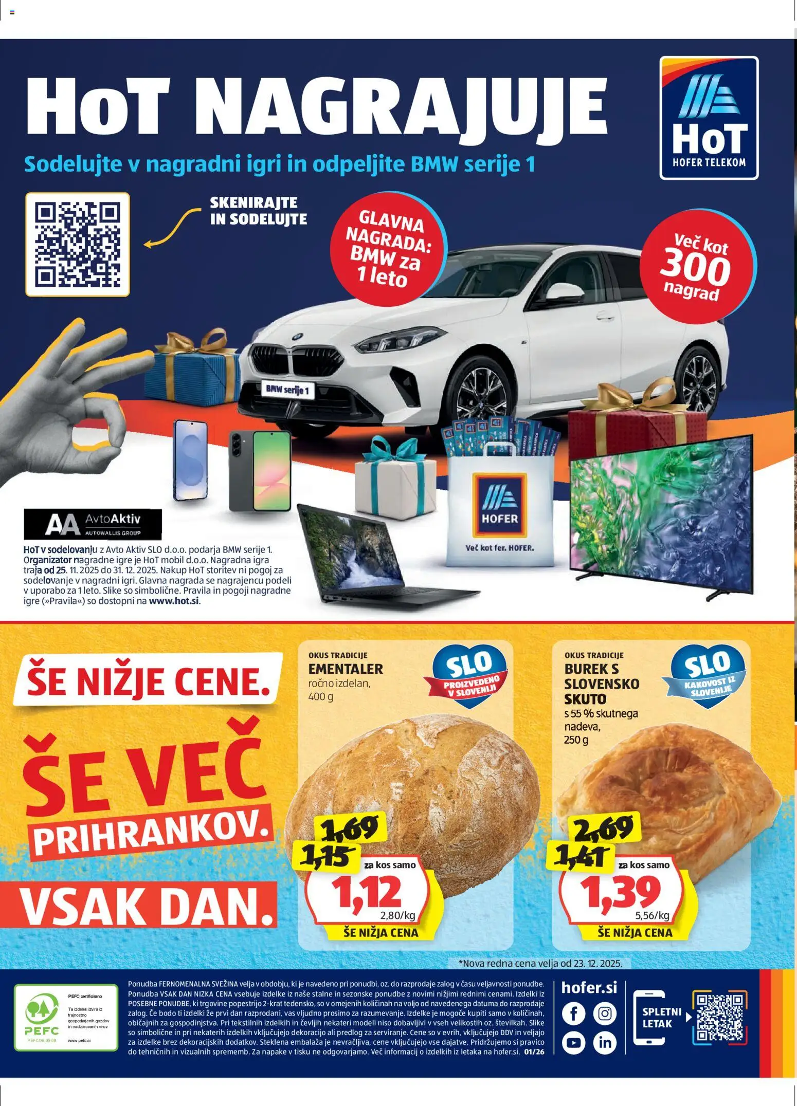 Hofer SI katalog | vrijedi od 23.12.2025 | Stranica: 28 | Proizvodi: Burek, Igra