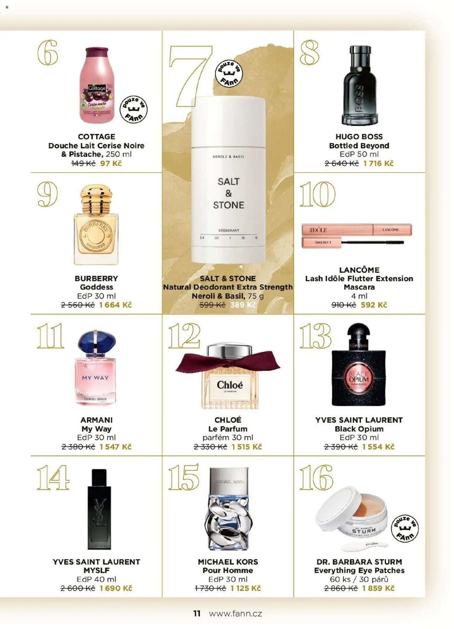 FAnn parfumerie katalog Jaro 2025 od 24.02.2026 | Strana: 11 | Produkty: Deodorant, Chloe, Parfém, Cottage