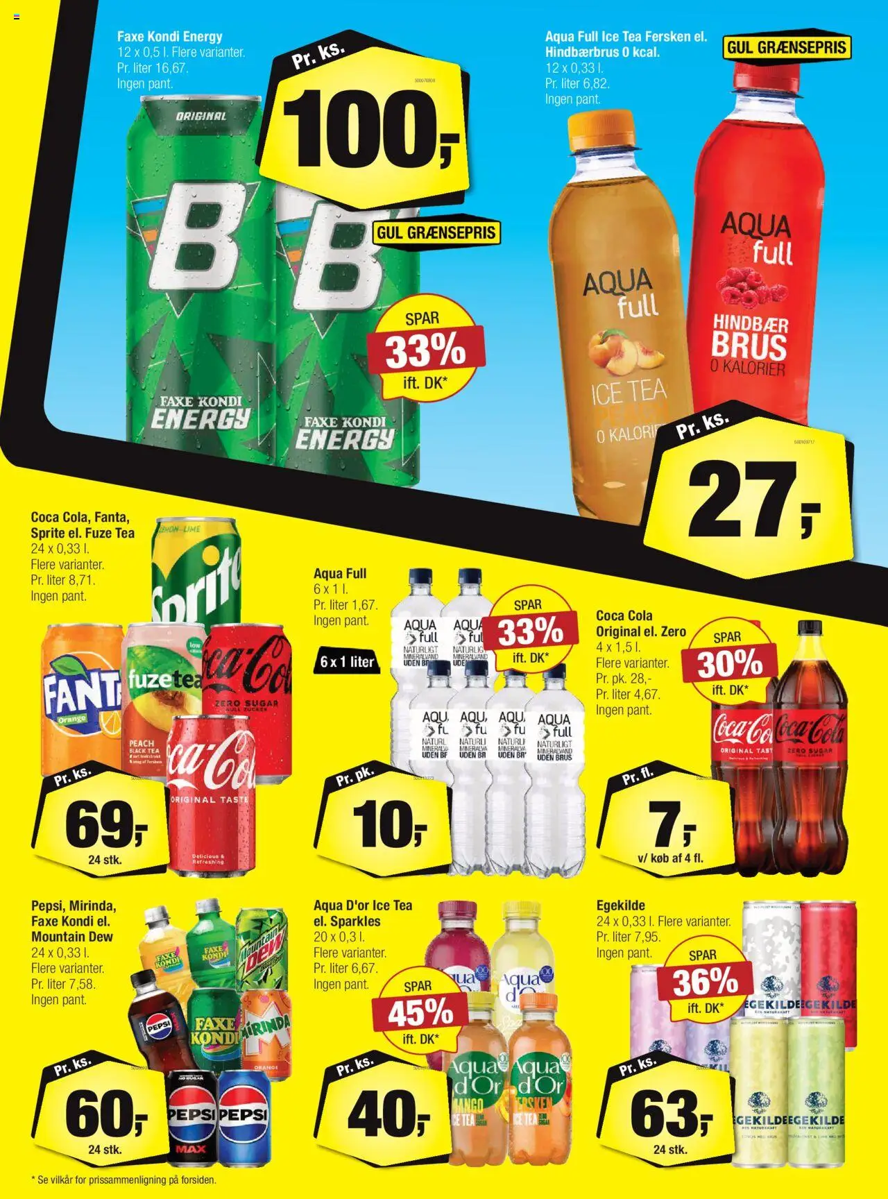 Calle Tilbudsavis gyldig fra 06.08.2025 | Side: 24 | Produkter: Coca Cola, Hindbær, Faxe Kondi, Pepsi