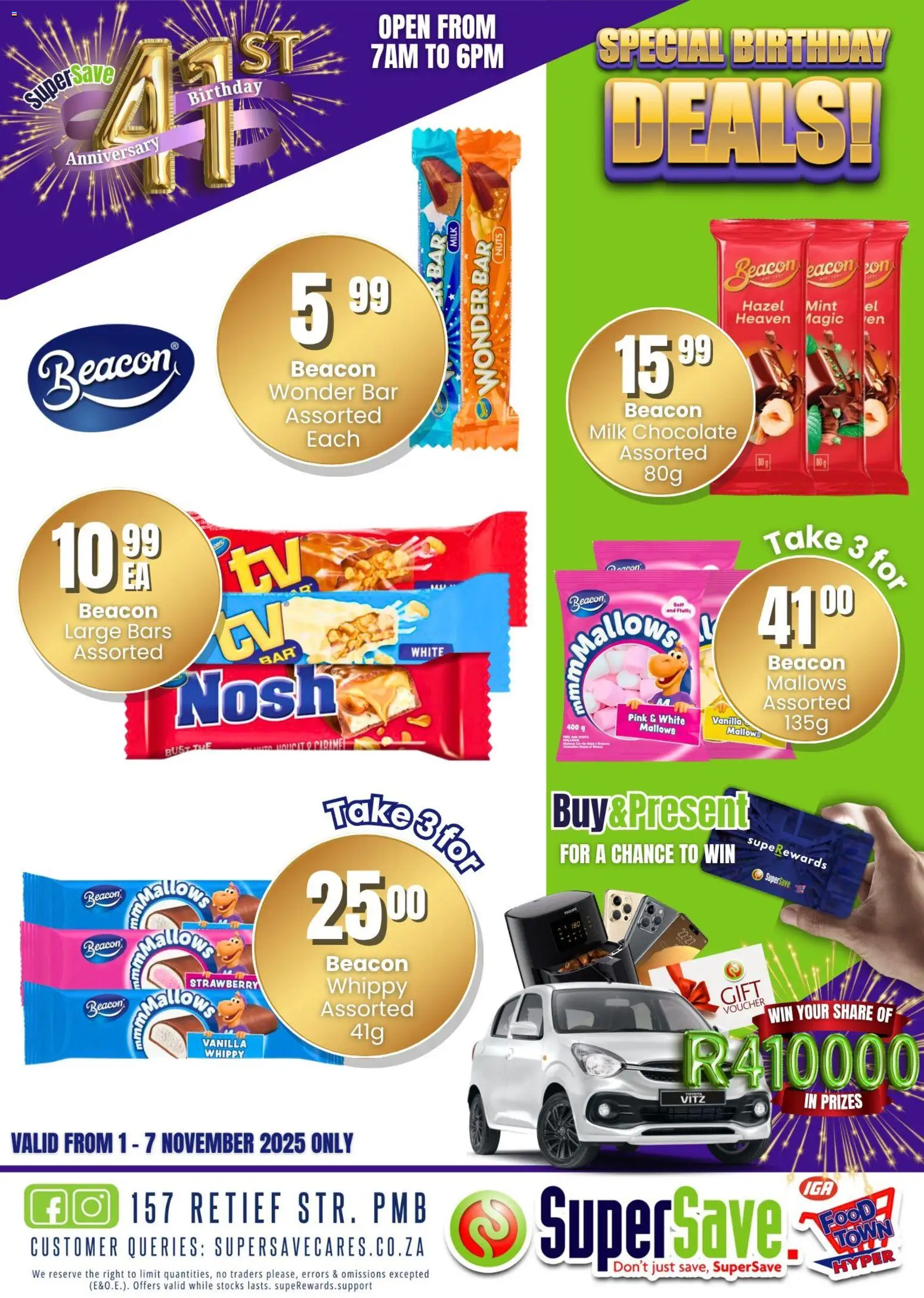 New Super Save catalogue – valid from 31.10.2025 | Page: 49 | Products: Milk, Chocolate, Nuts