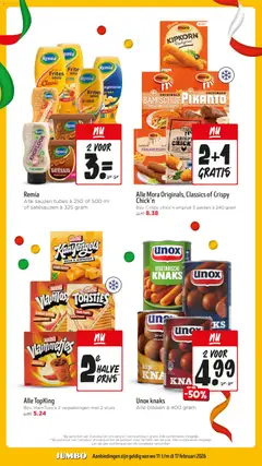 Jumbo - Folder week 7 - Voorbeeld van een folder van Jumbo, geldig van 11.02.2026 | Pagina: 17 | Producten: Kaas, Kan, Saus, Knoflook
