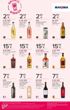 MAXIMA akcijos nuo 04.09.2025 | Puslapis: 7 | Prekių: Viskis, Vynas, Alus