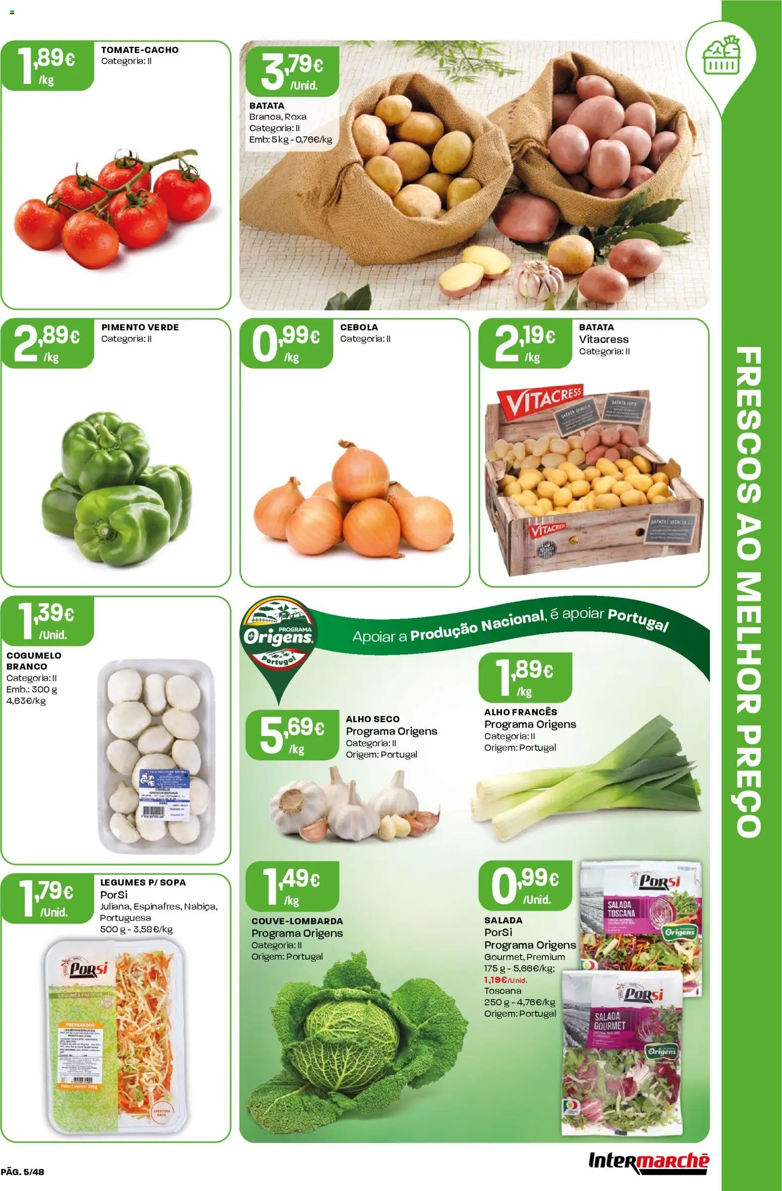 Intermarché folheto │ válido de 19.03.2026 | Página: 5 | Produtos: Batata, Alho francês, Cebola, Sopa