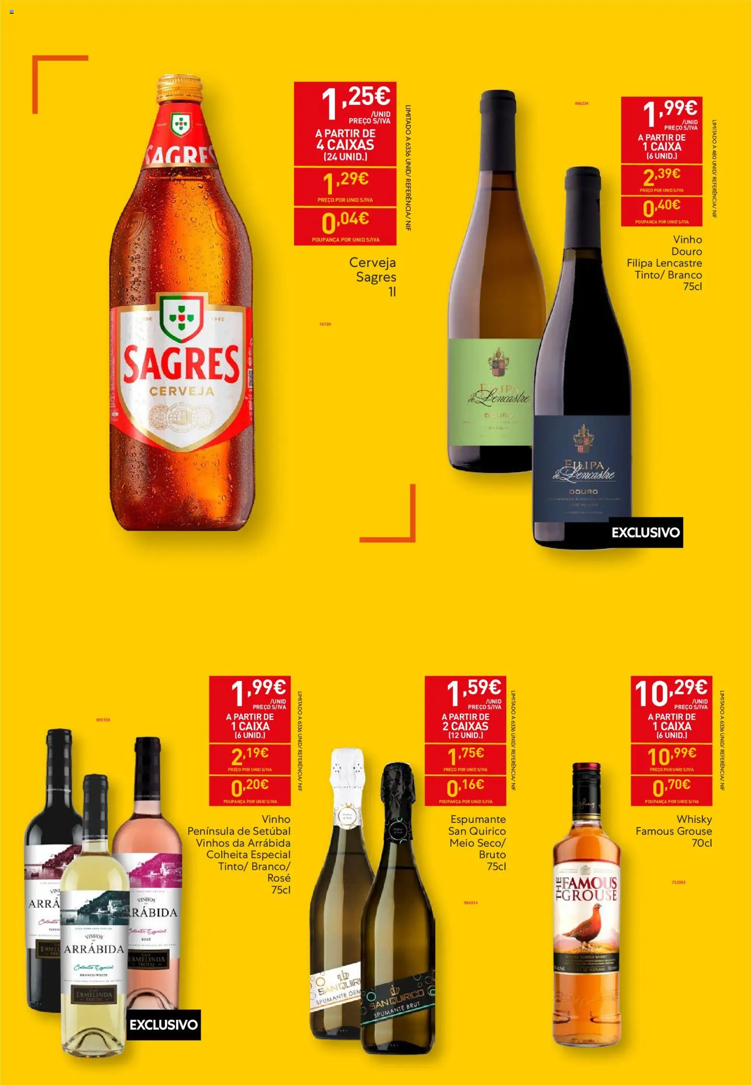 Recheio - Horeca Bons Negócios │ válido de 13.01.2026 | Página: 3 | Produtos: Whisky, Espumante, Vinho, Cerveja