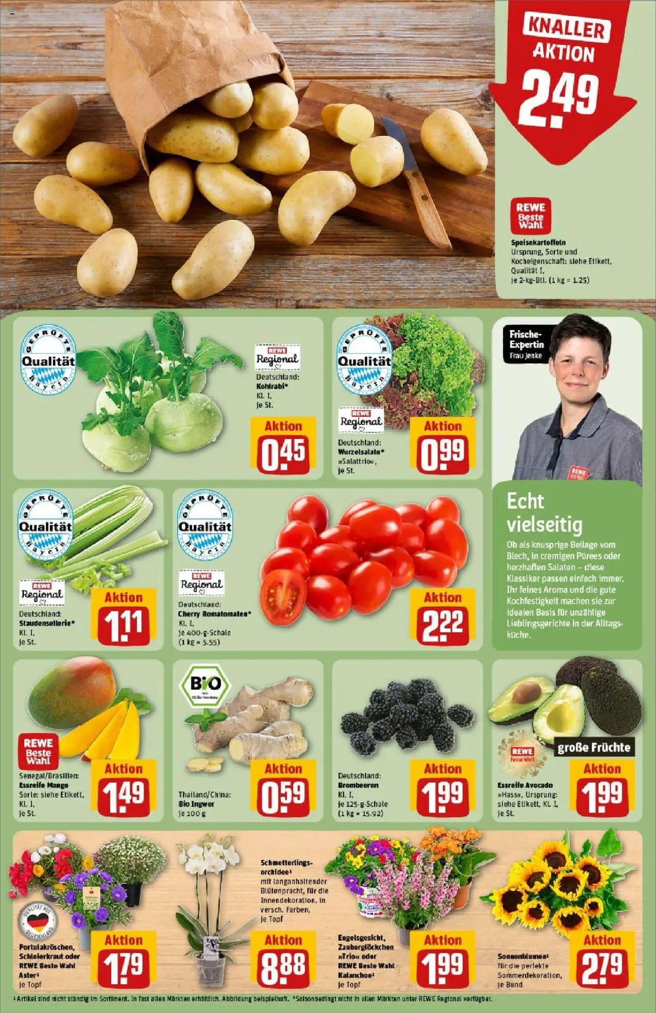 Rewe prospekt Pegnitz	 - gültig ab dem 06.07.2025 | Seite: 7 | Produkte: Top, Kohlrabi, Avocado, Mango