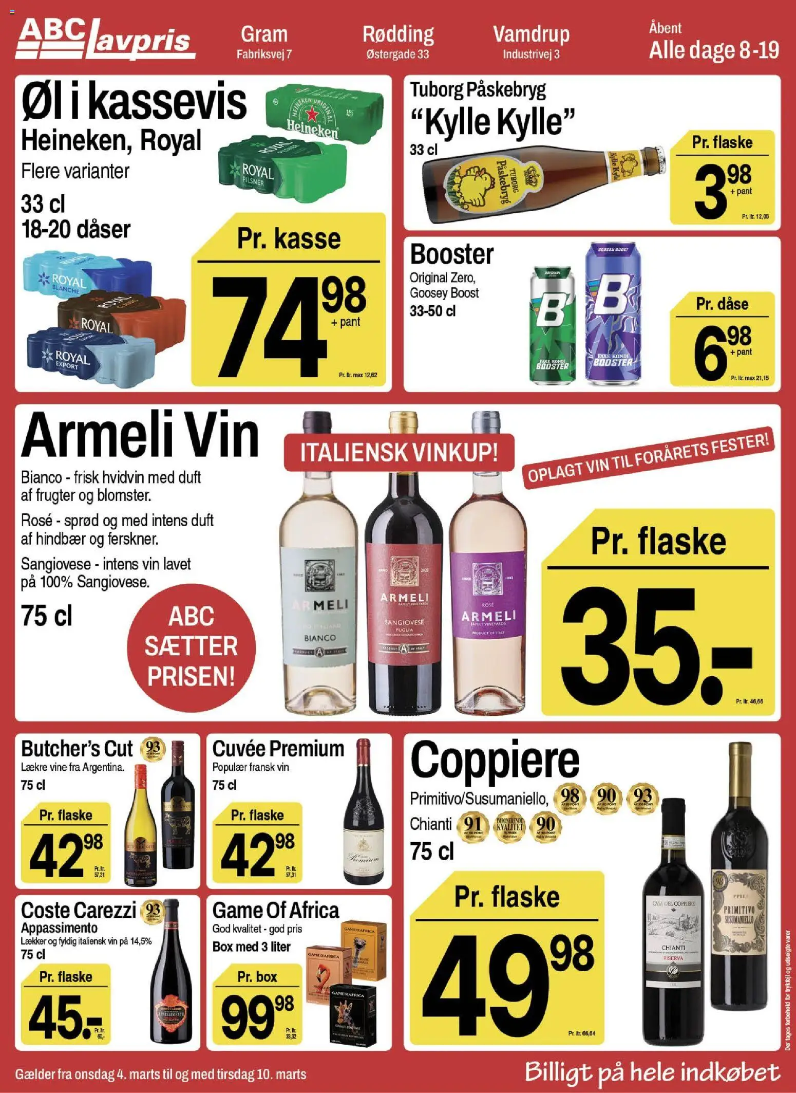 Abc Lavpris tilbudsavis – gyldig fra 04.03.2026 | Side: 9 | Produkter: Duft, Vin, Øl, Hindbær