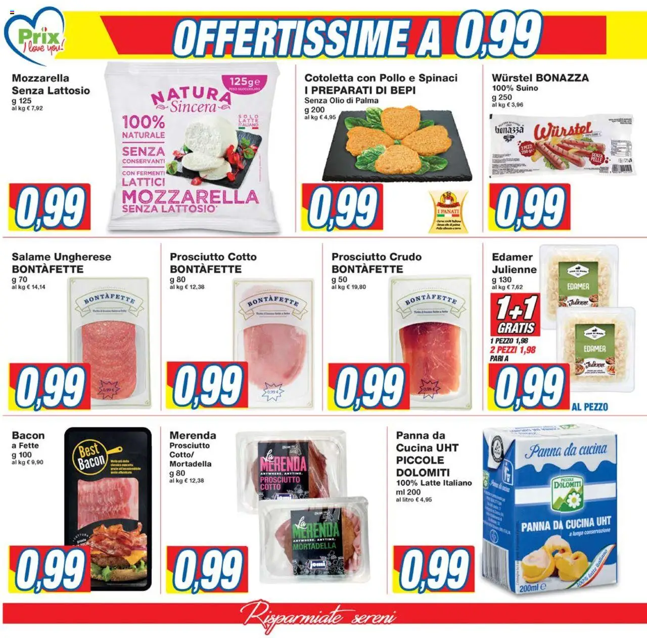 Volantino Prix del 16.09.2025 | Pagina: 2 | Prodotti: Pollo, Suino, Olio, Spinaci